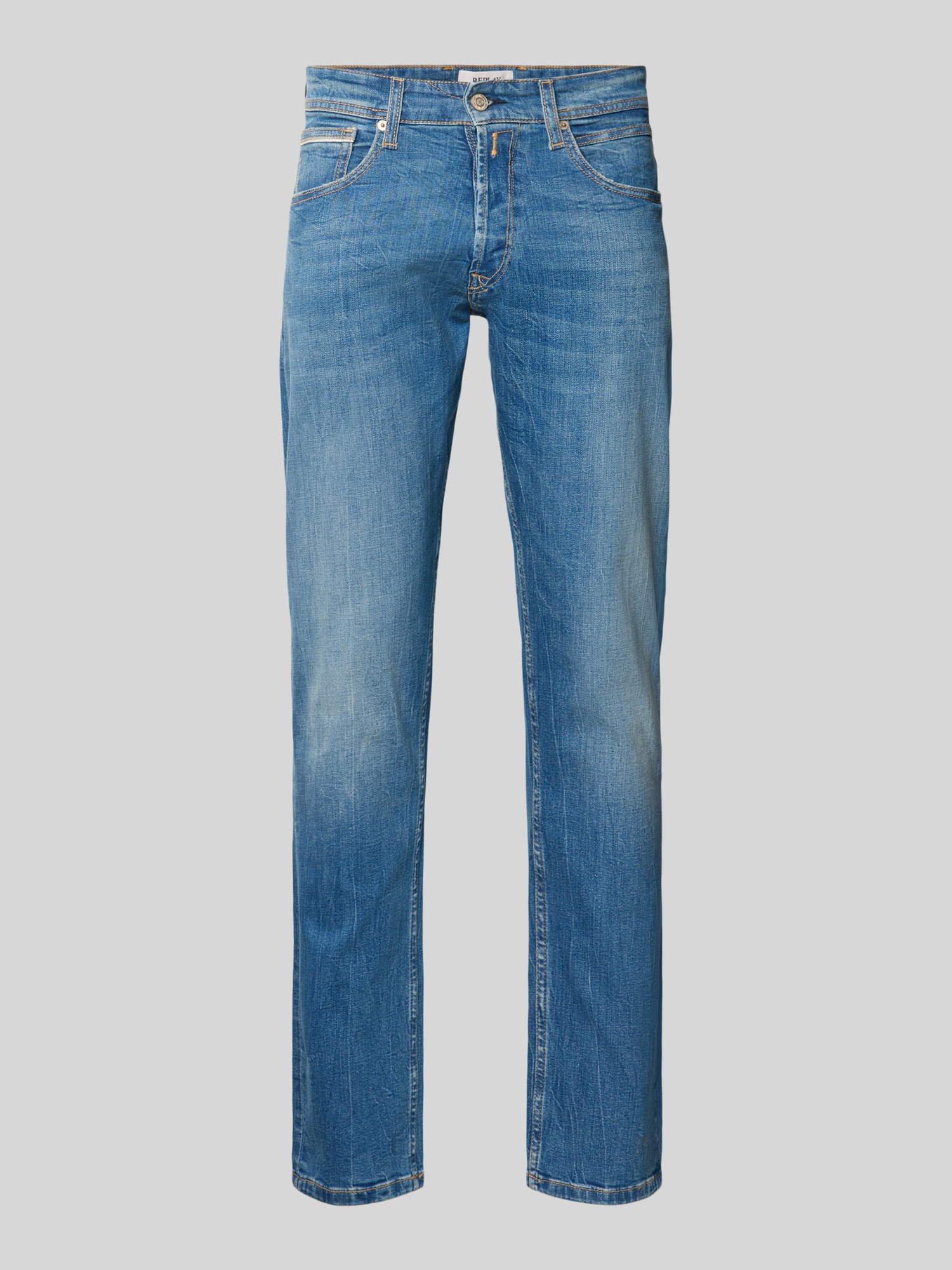 Replay Herren Straight Leg Jeans Blau Gr. 32/32 - Bild 3