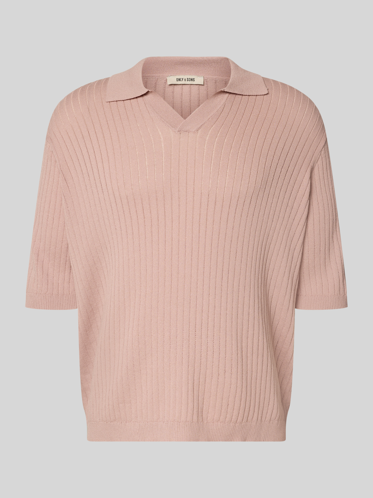 Only & Sons Herren Poloshirt L Rosa