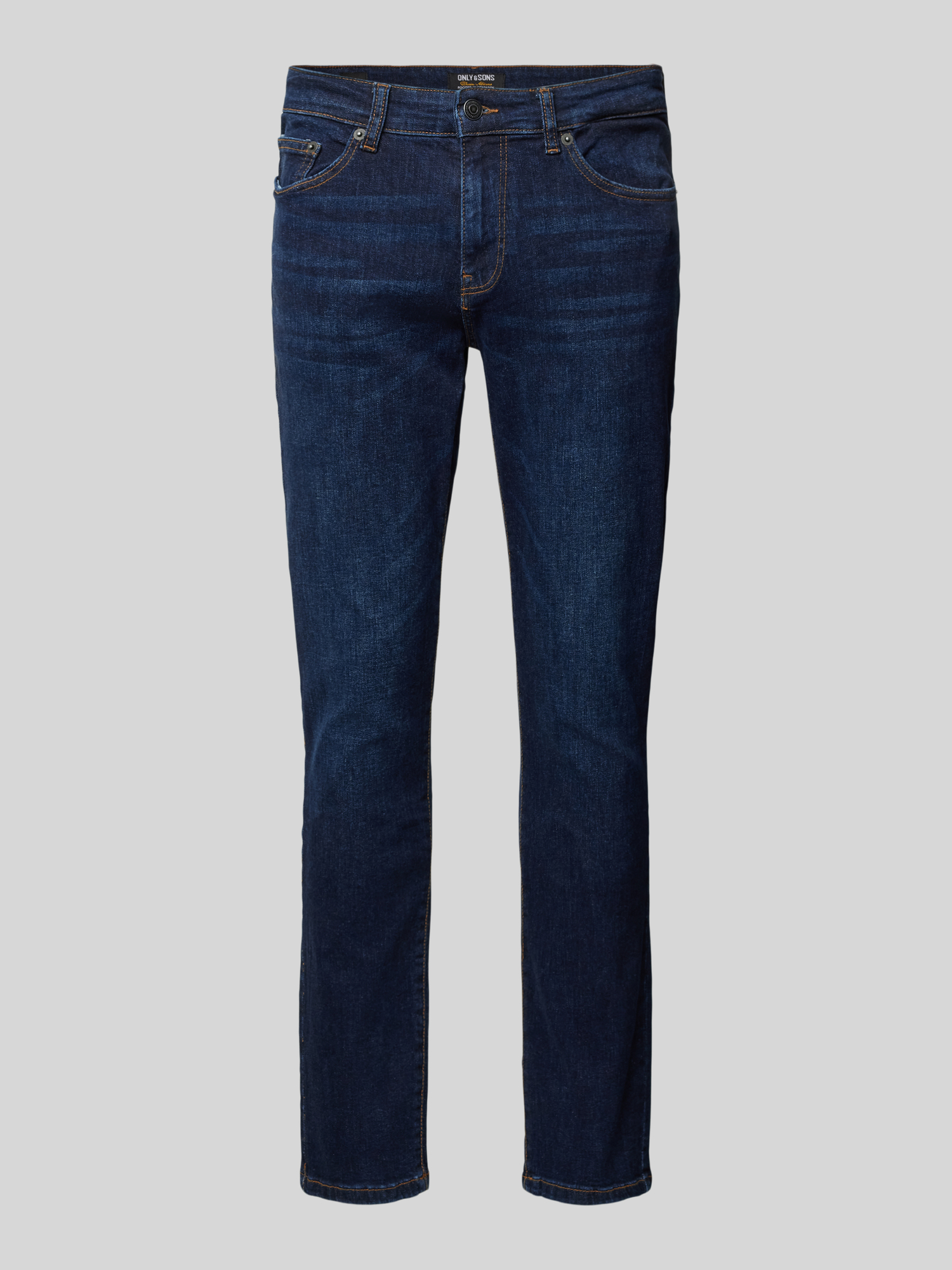 Only & Sons Herren Straight Leg Jeans - Dunkelblau - Größe 30/32