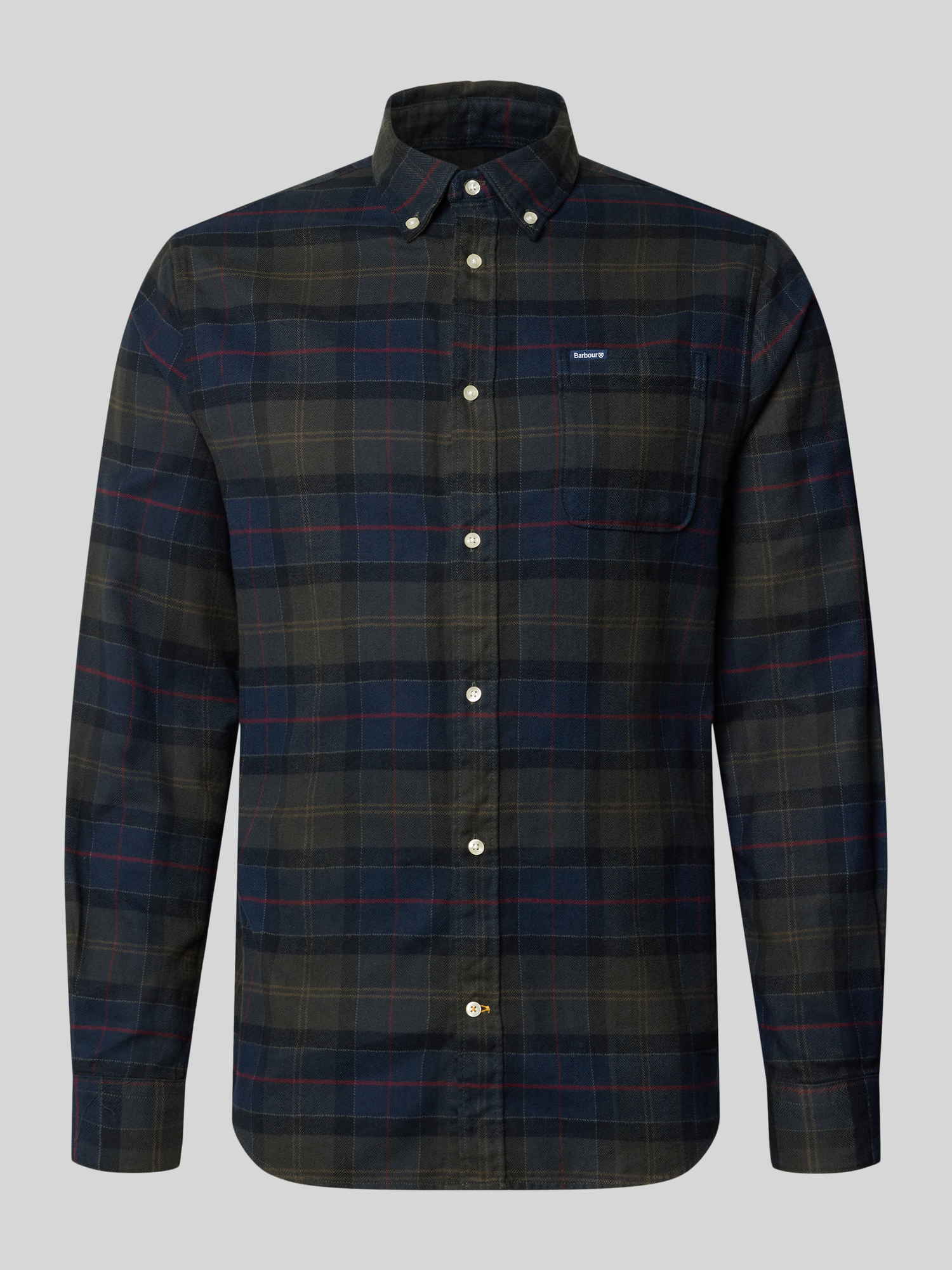 Barbour Herren Freizeithemden Grün Gr. Groß - Bild 7