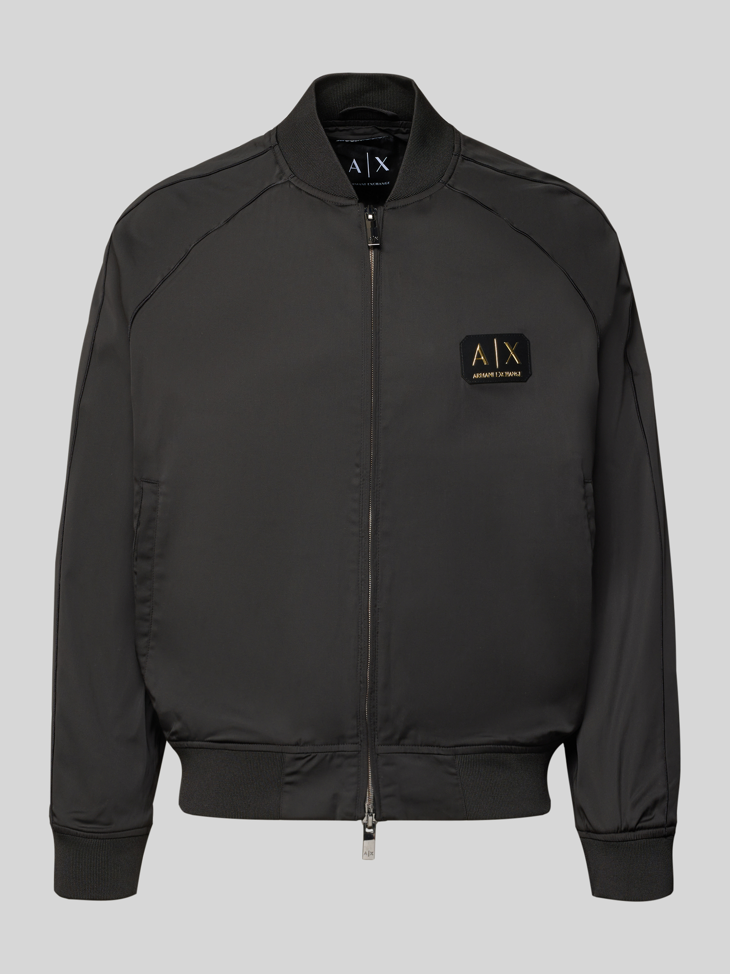 Armani Exchange Herren Bomberjacke Schwarz Größe M