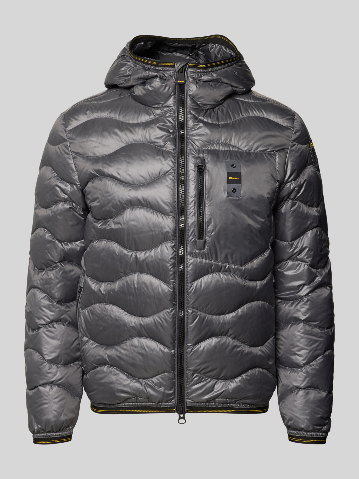 Blauer Herren Grau Für 26Wbluc03064 E Gesteppte Jacke Wave (L), Lässig, Polyamid - Bild 3