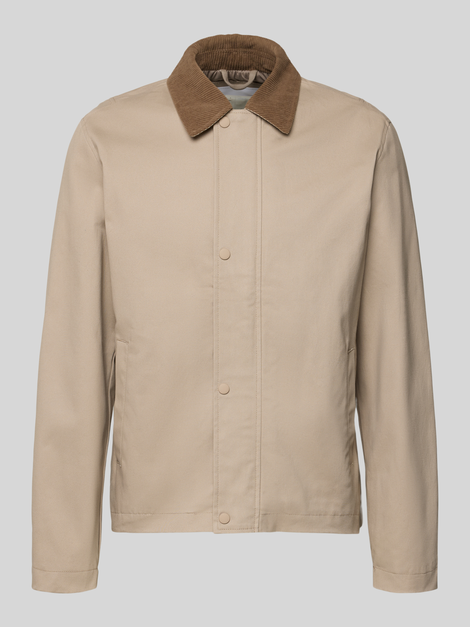 Jack & Jones Herren Jacke Regular Fit Umlegekragen Sand L - Bild 3