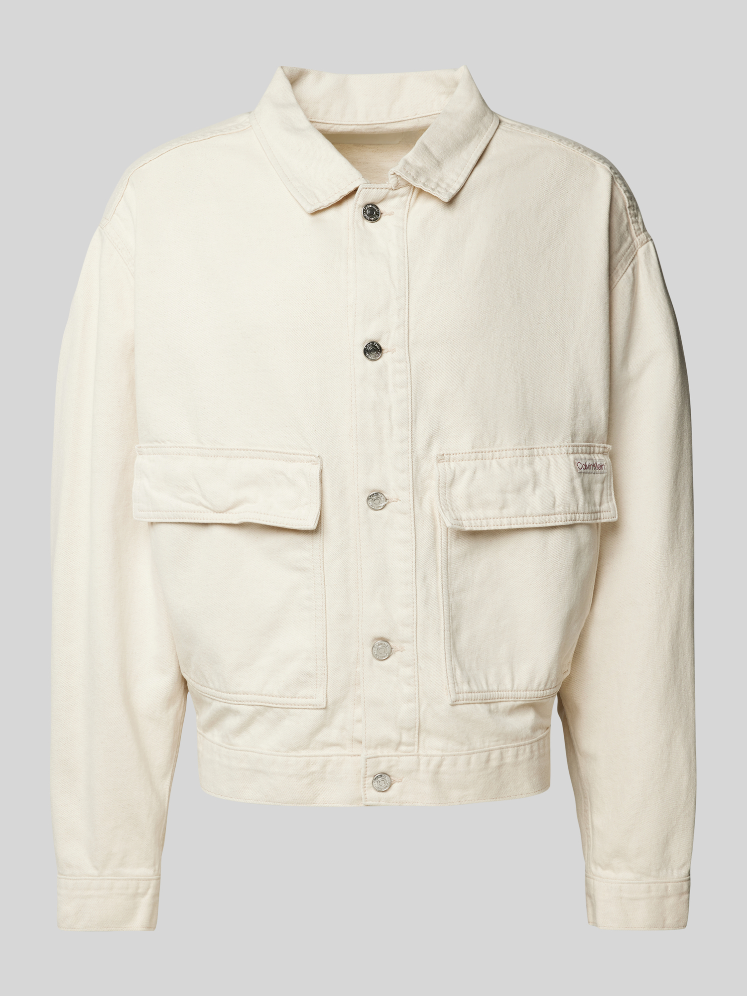 Calvin Klein Jeans - Herren Jeansjacke - Weiss - L