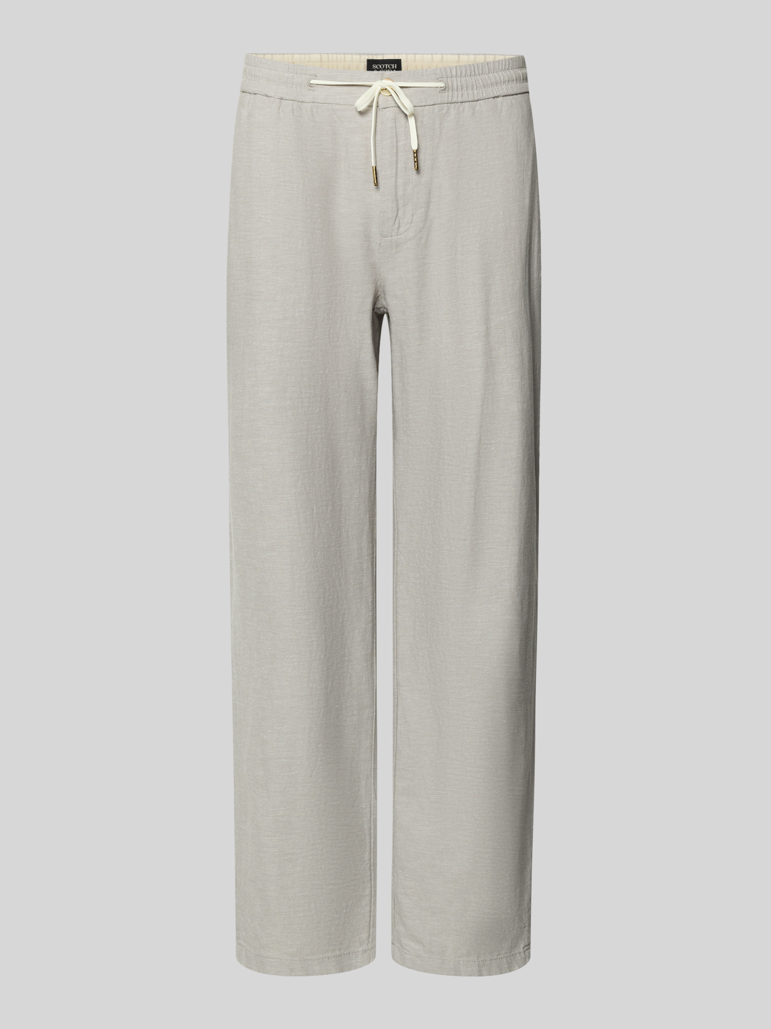 Scotch & Soda Herren Jogpants Leinen-Mix Grau Größe 31/32