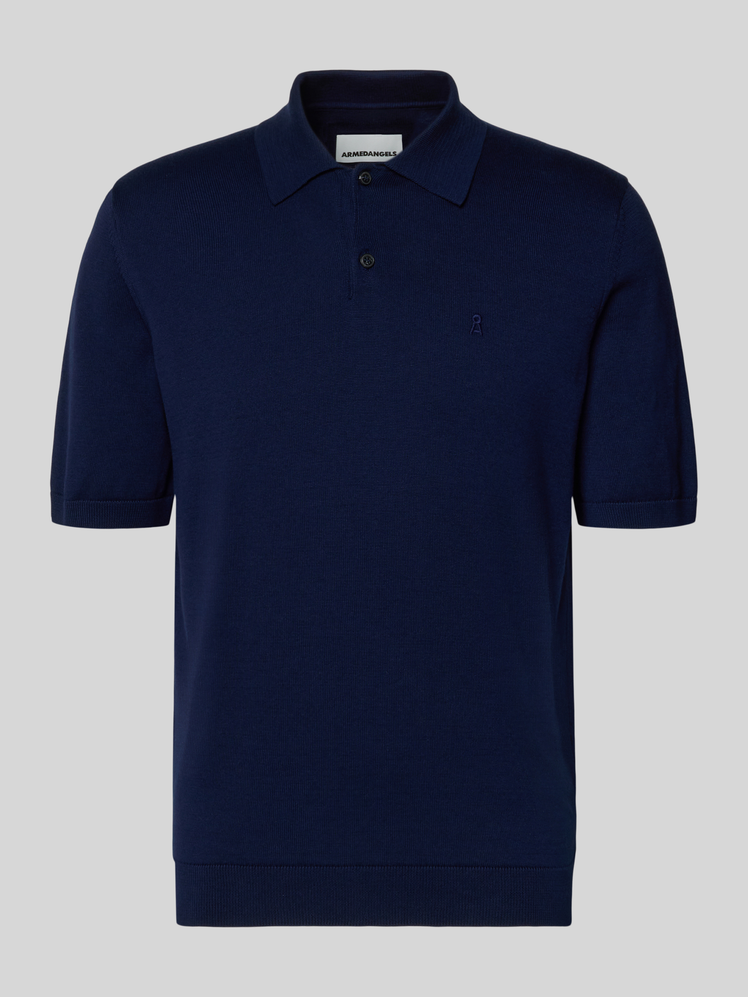 ARMEDANGELS Herren Poloshirt M Marine 100% Bio-Baumwolle