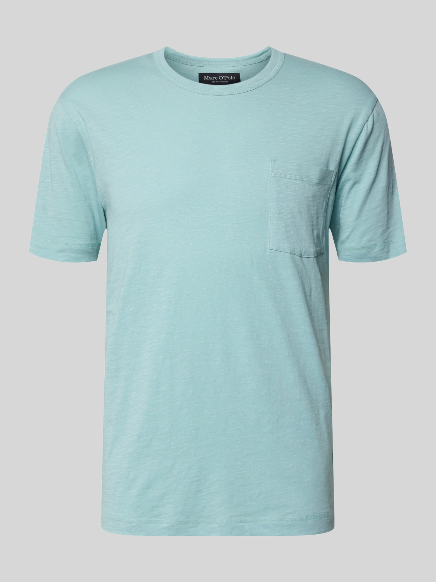 Marc O'Polo Herren T-Shirt Rundhals Baumwolle Mint M