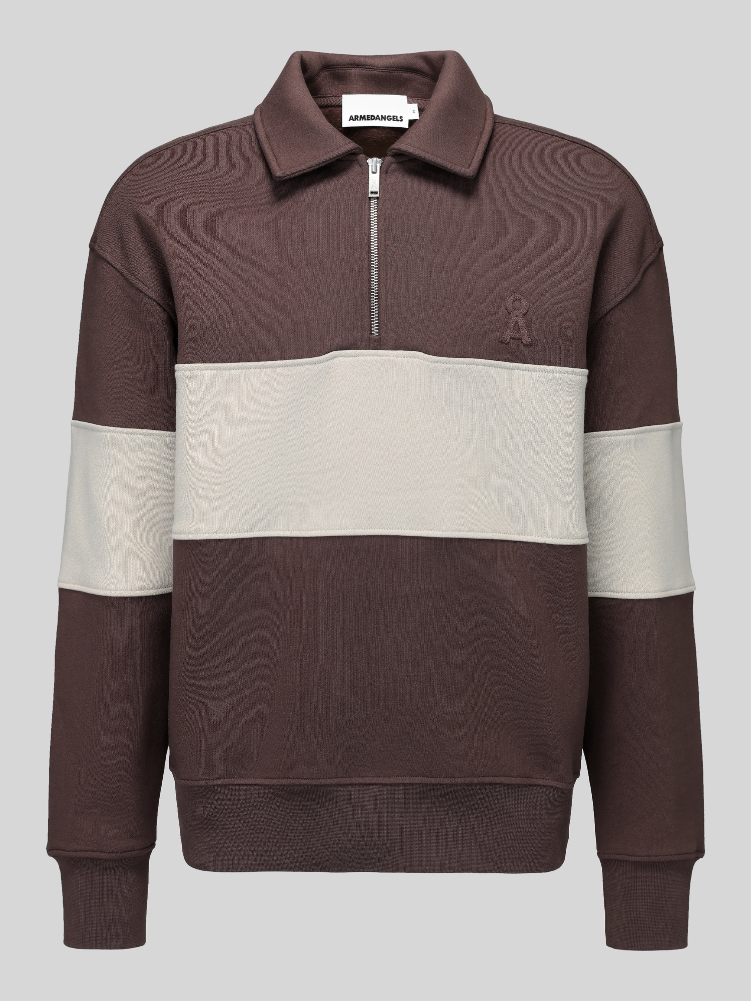 Armedangels Damen Marron Gestreifter Pullover Für - Bild 3