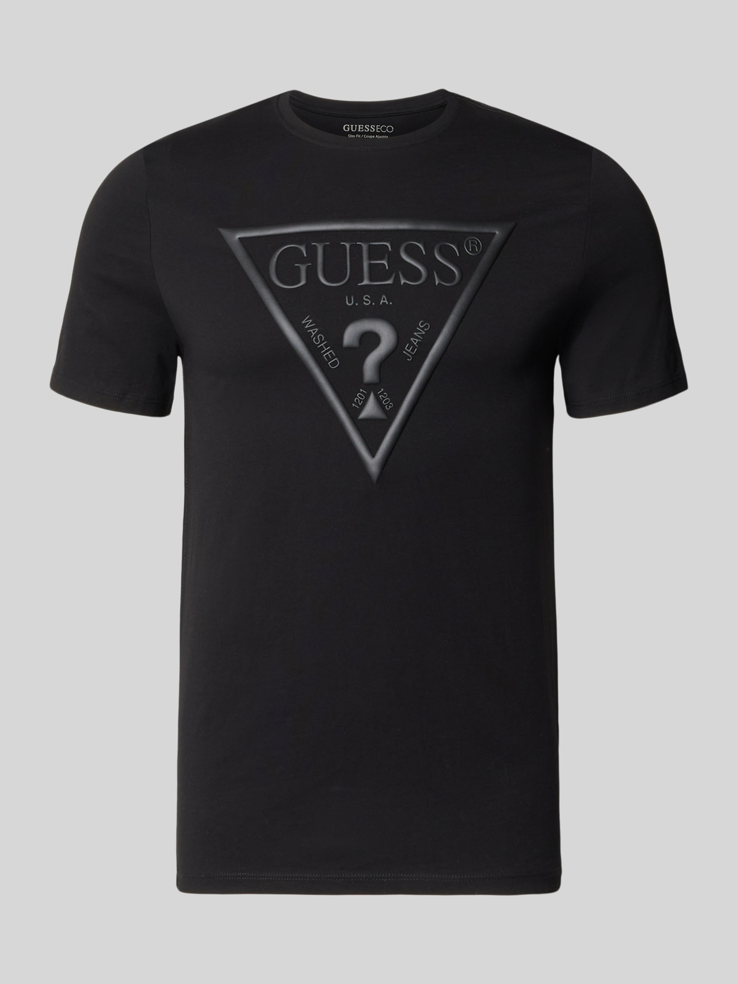 Guess Herren Schwarz T-Shirt M6yi71 K3745 Fit - Bild 3