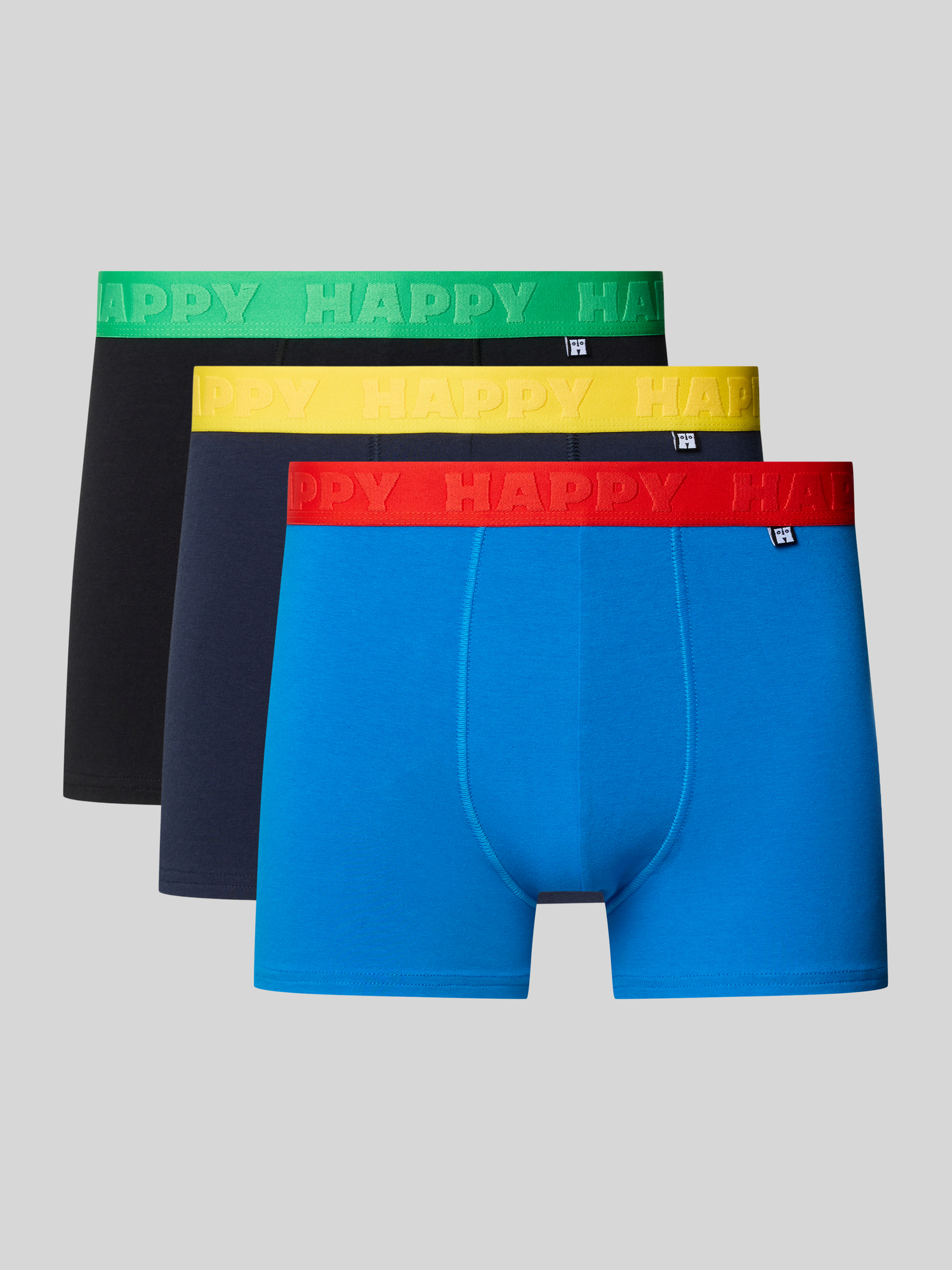 Happy Socks Herren Boxershorts Schwarz Gr. XL