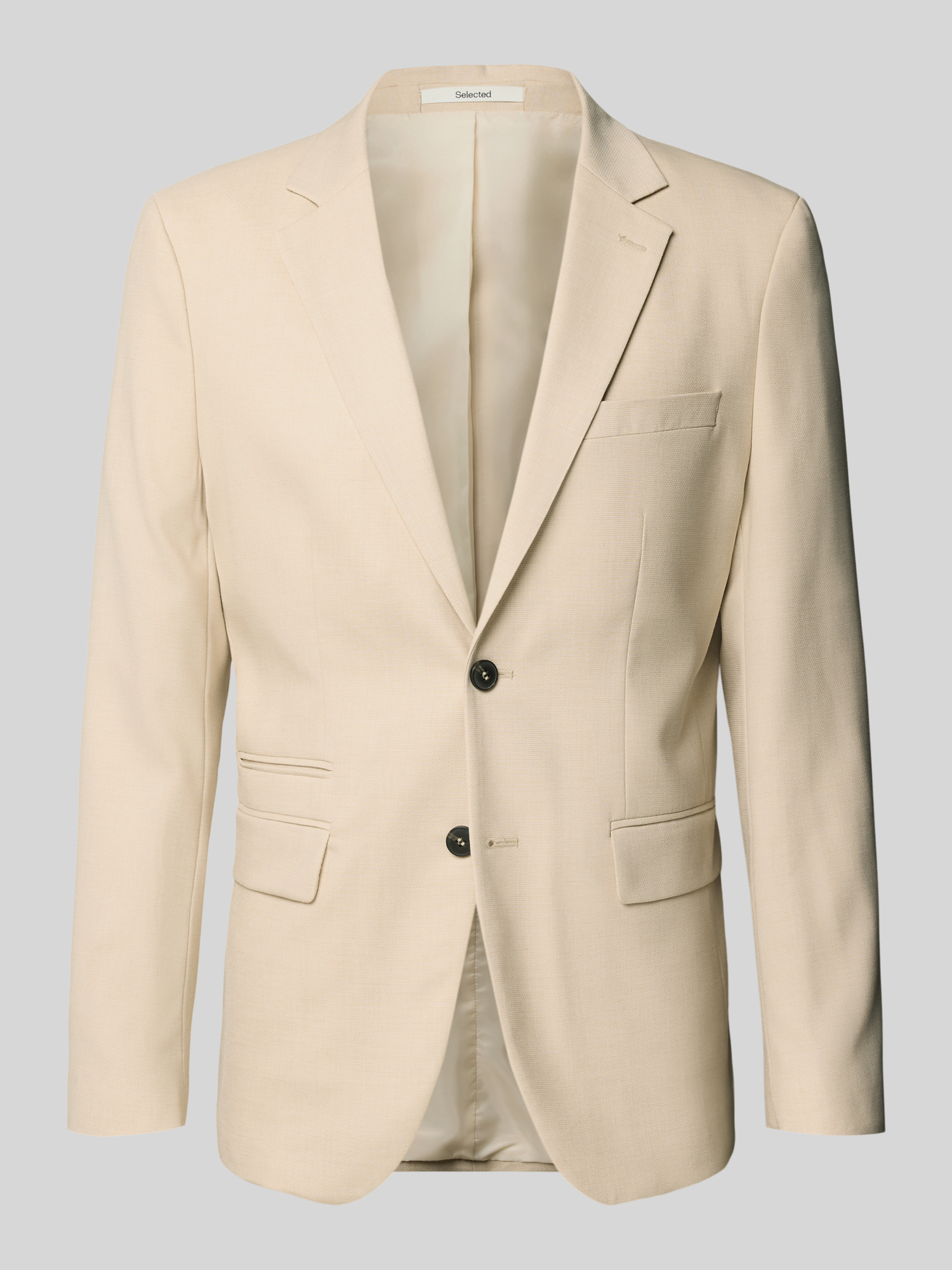 Selected Homme Anzugsakko Slim Fit Herren Wolle Mix Grau Größe 46