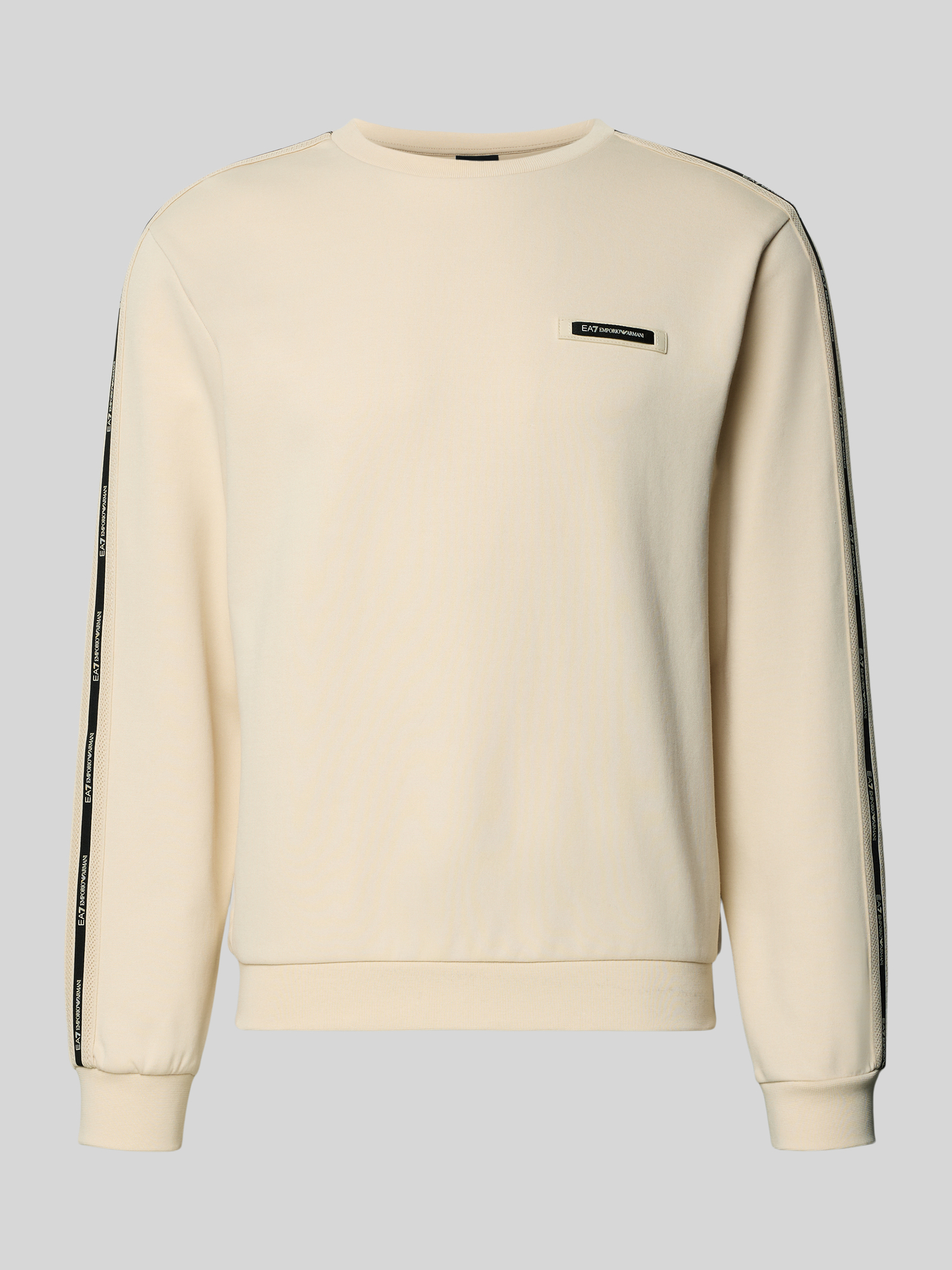 EA7 Emporio Armani Herren Sweatshirt Baumwolle Polyester Sand XL