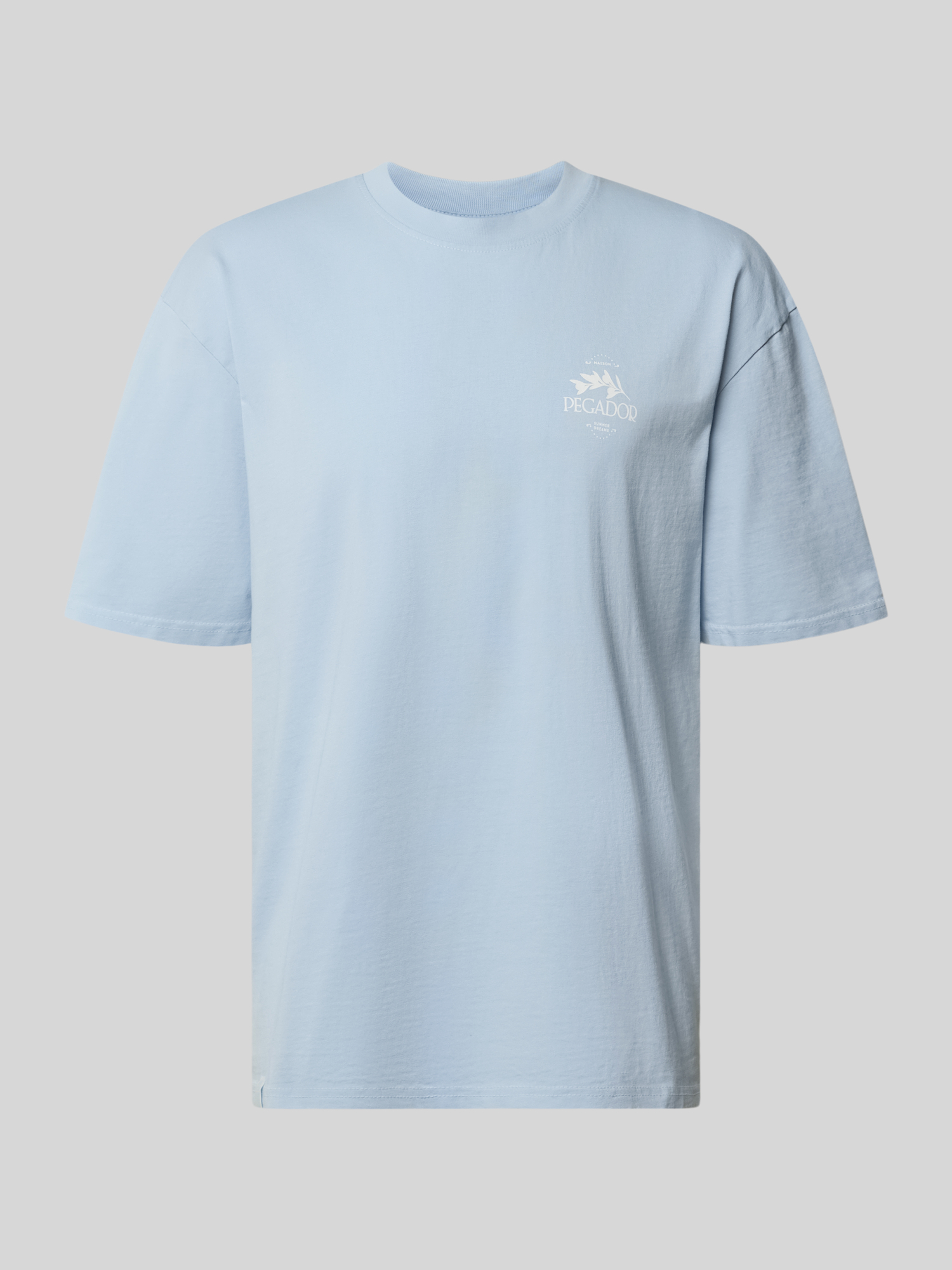 PEGADOR - Herren - T-Shirt - Oversized - Hellblau - XL