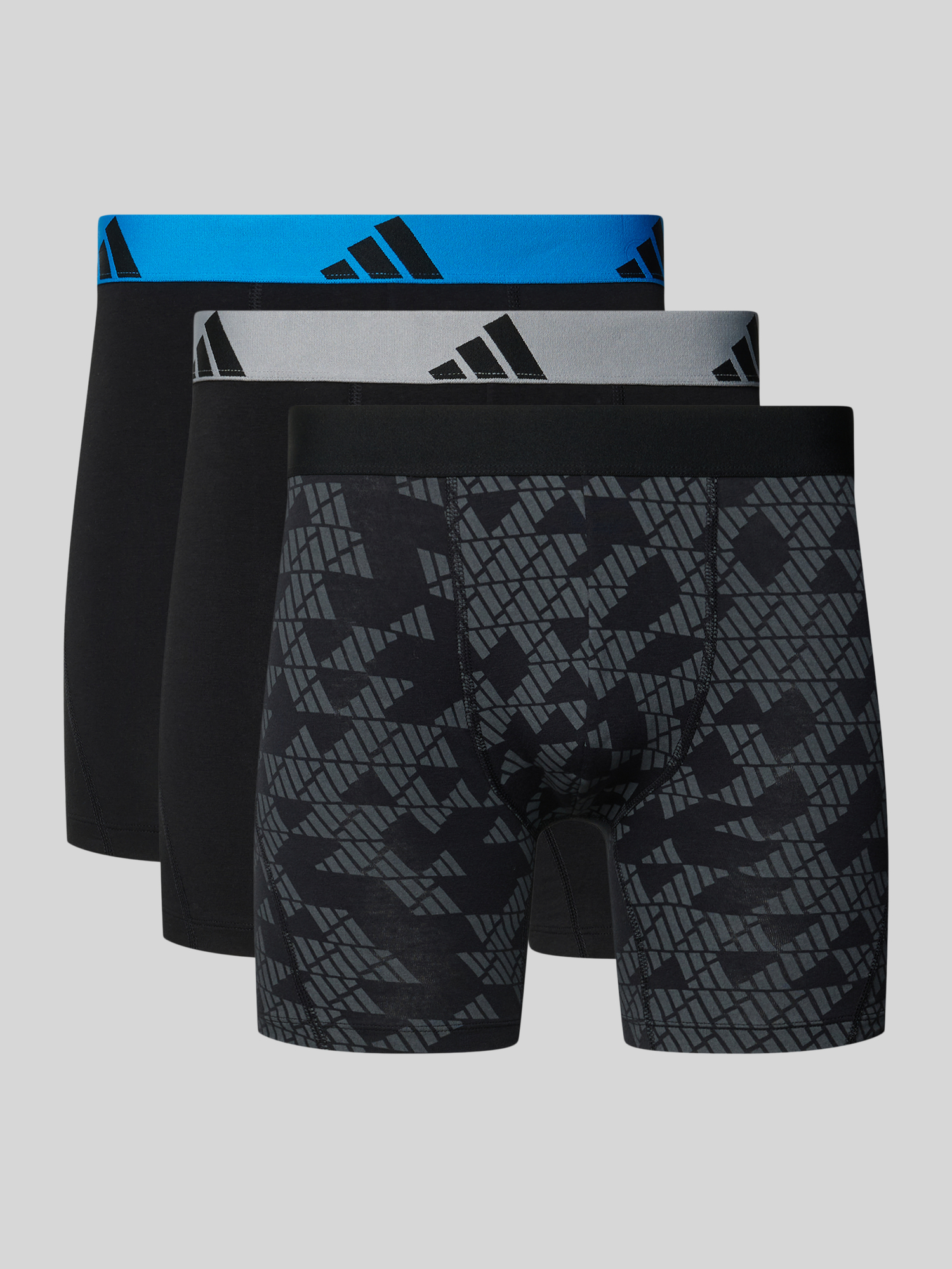 adidas Sportswear Herren Trunks Baumwolle Elasthan Schwarz S