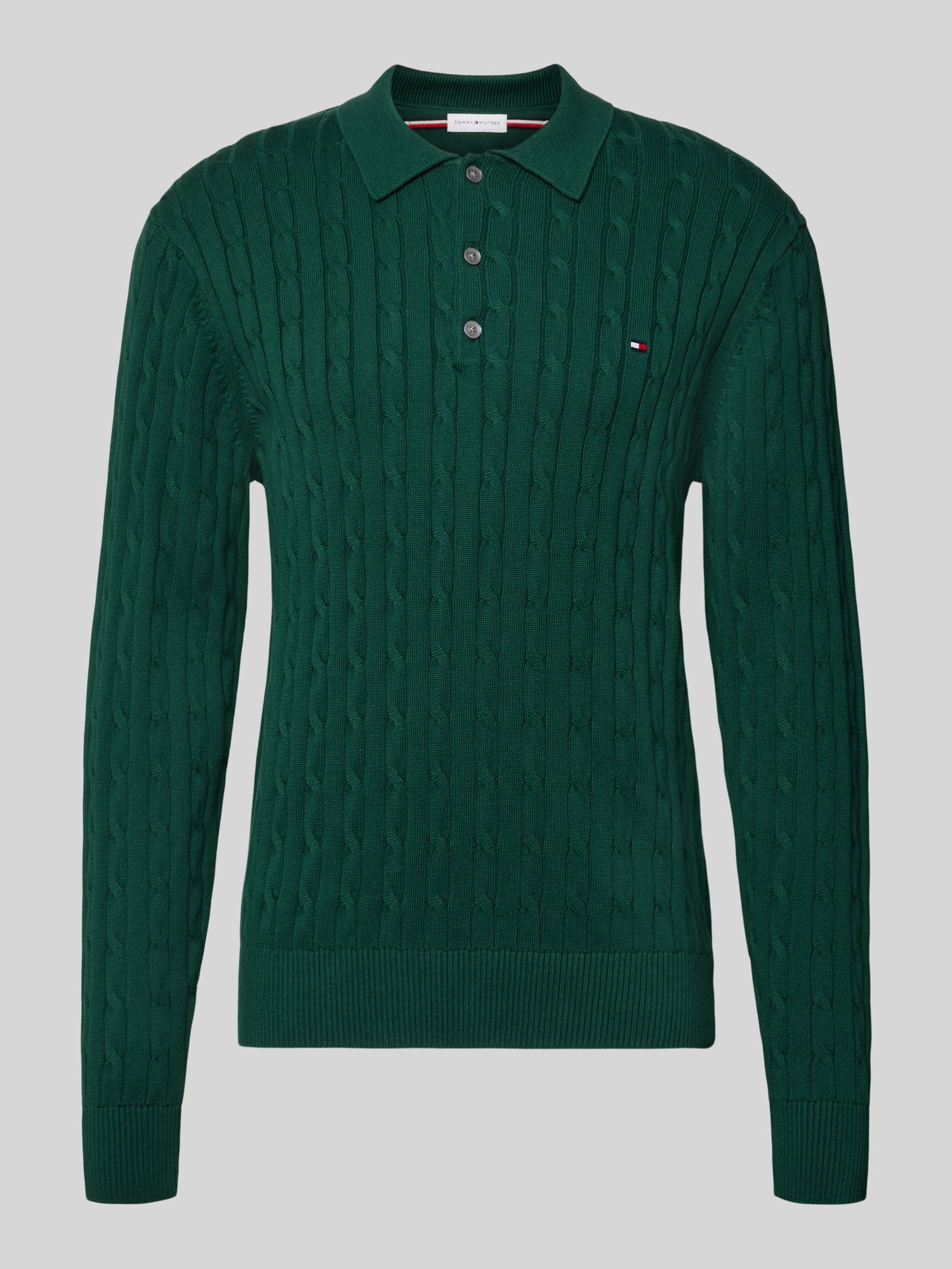 Tommy Hilfiger Herren Gruen Pullover, Grün, Gr. L