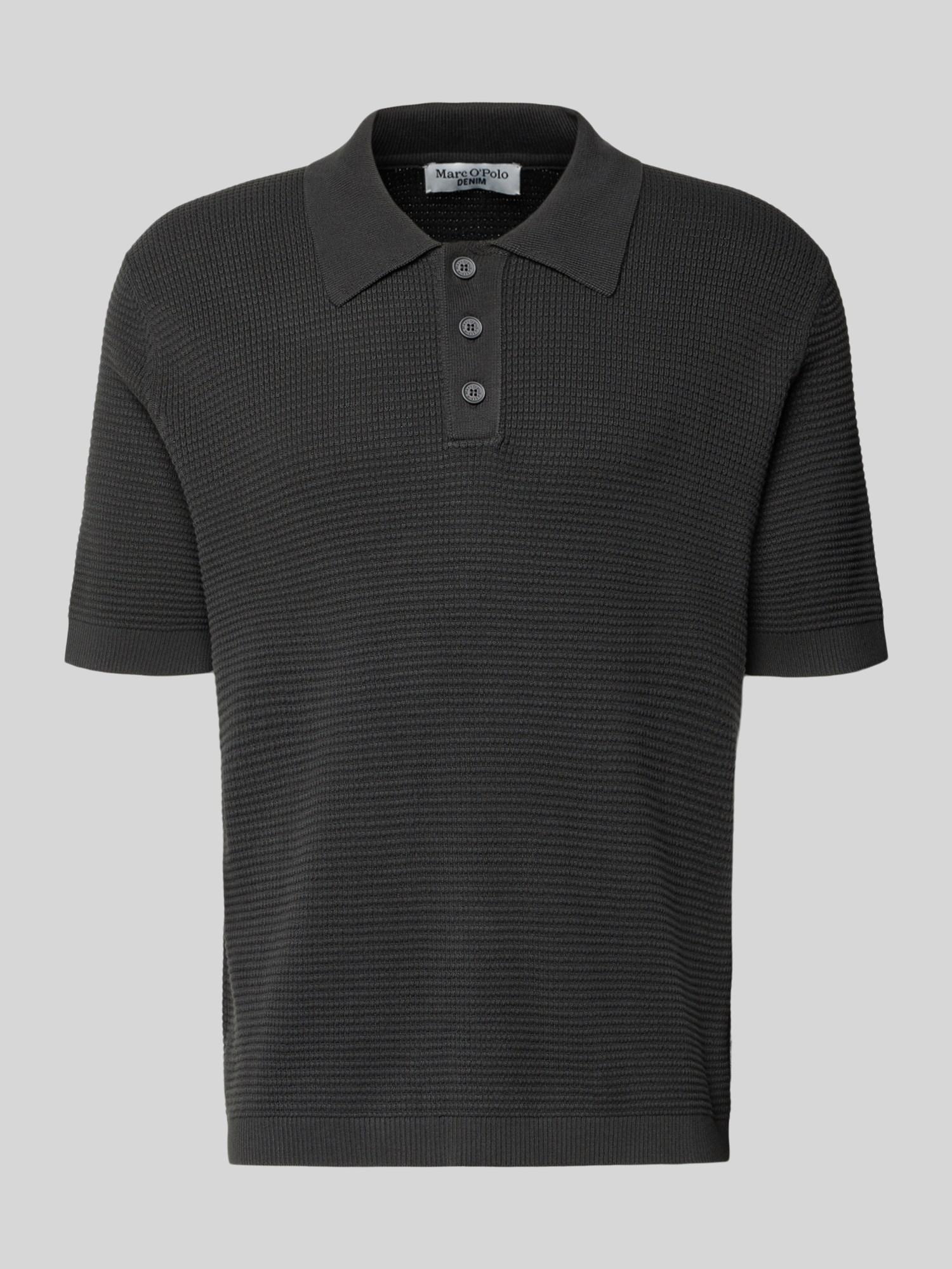 Marc O'polo Denim Herren Poloshirts Grau Gr. Extra Groß - Bild 2
