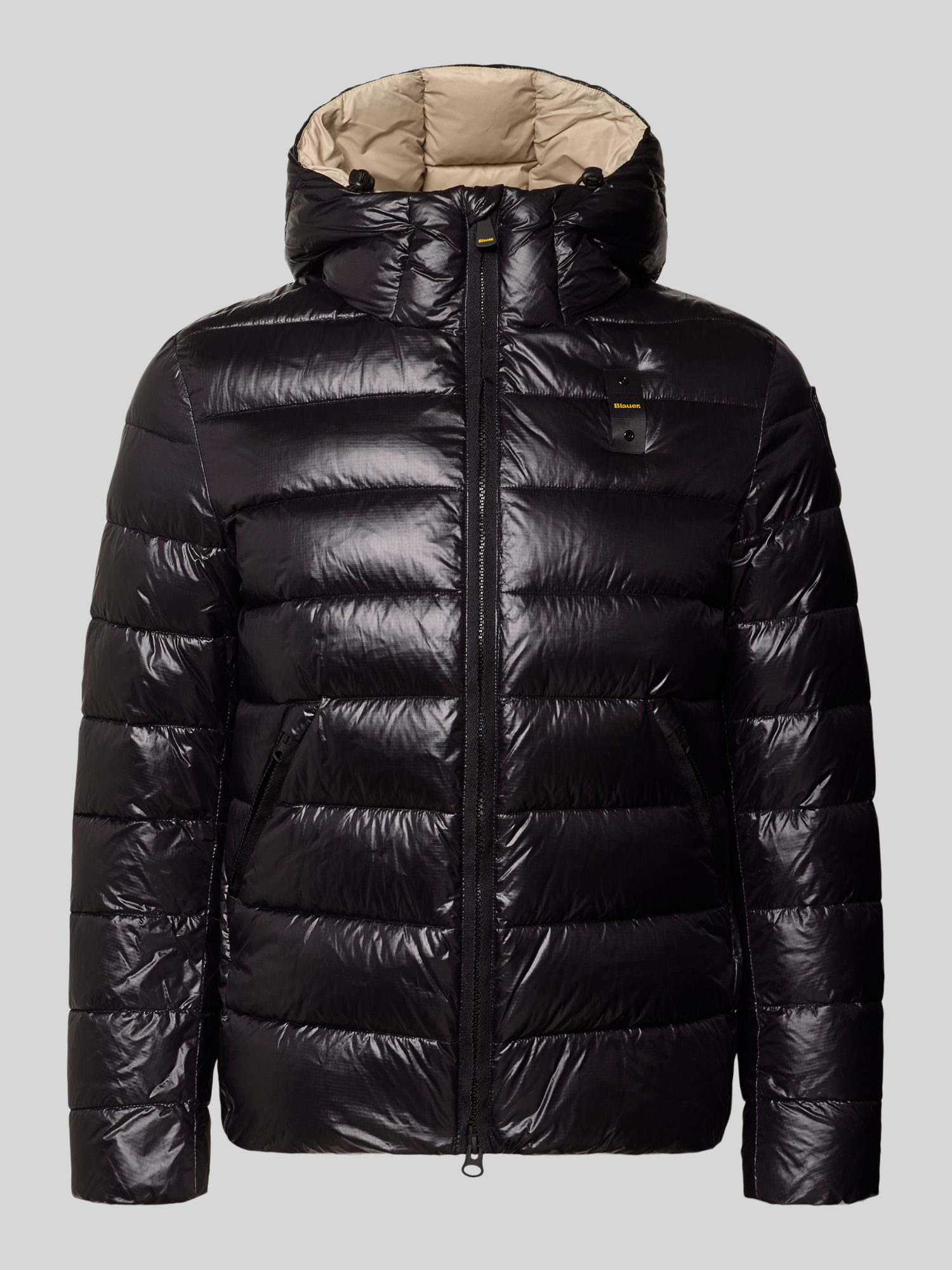 Blauer Usa Herren Schwarz Puffer Jackets, Gr. M