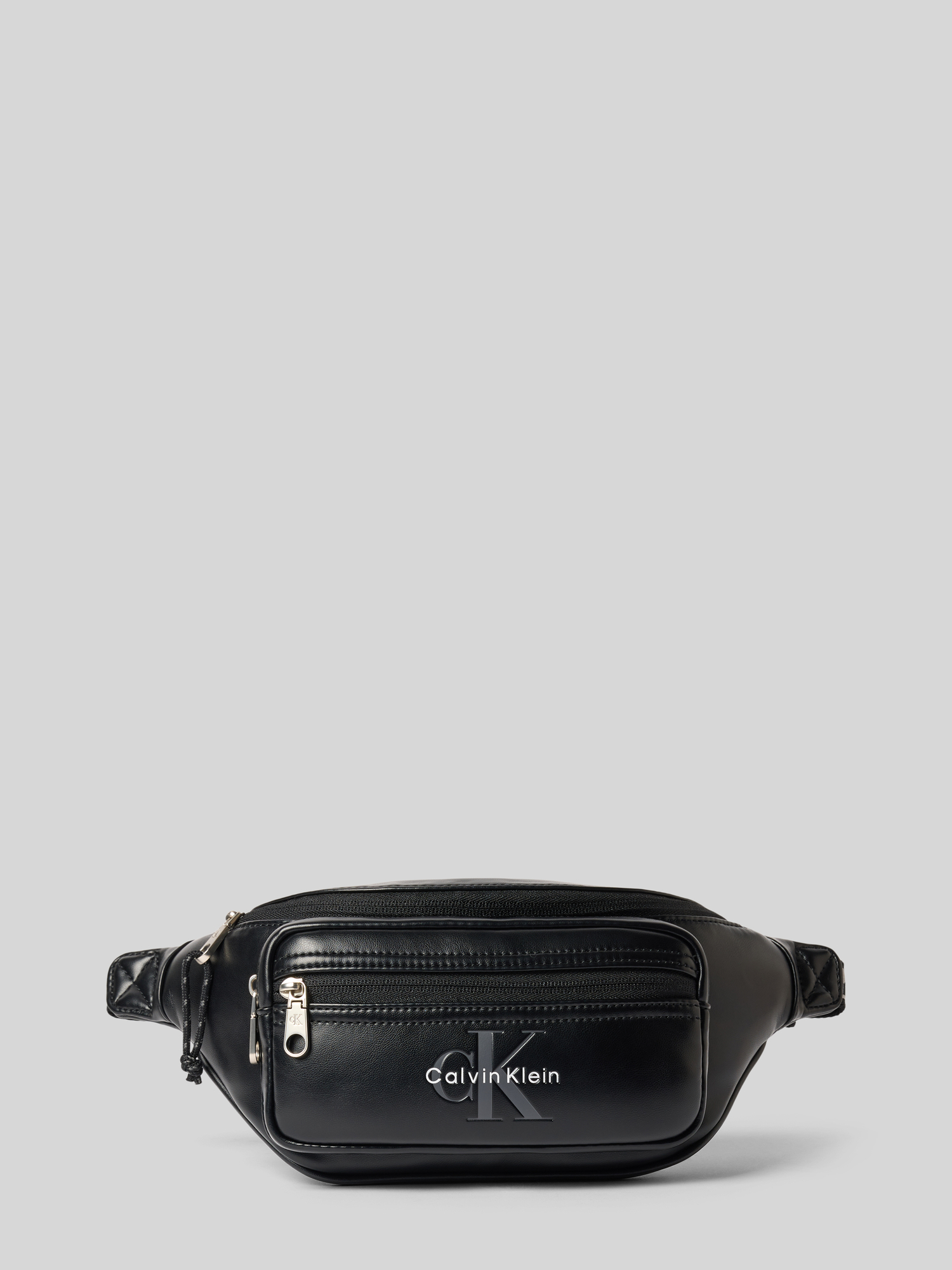 Calvin Klein Herren Schwarz Gürteltasche﻿ Bold Logo Webbing Nosize - Image 5