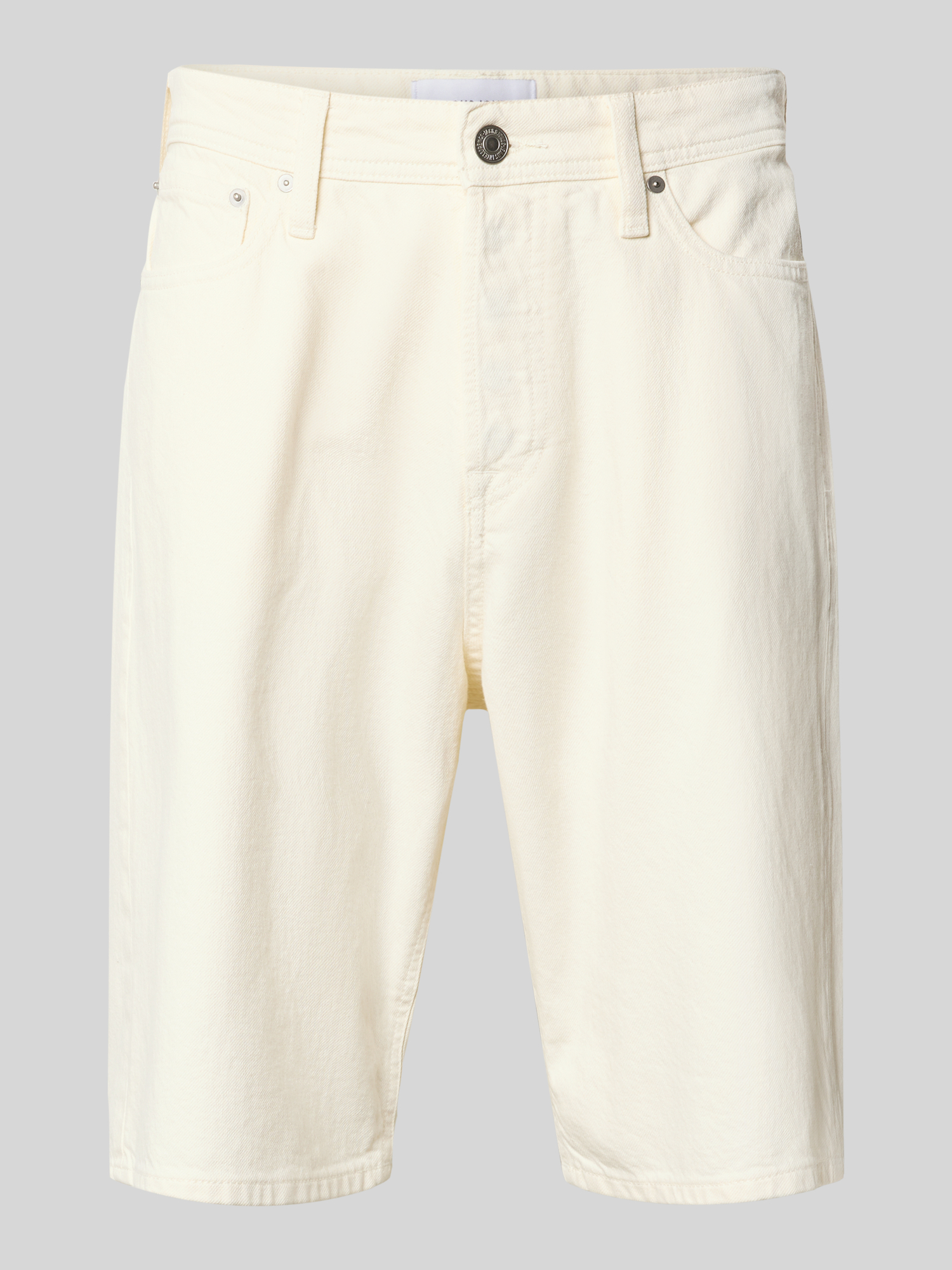 Jack & Jones Herren Jeansshorts L Offwhite