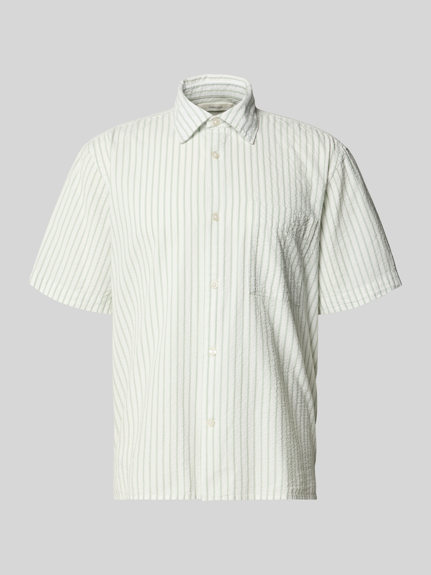 Selected Homme - Hemd - Grösse L - Offwhite