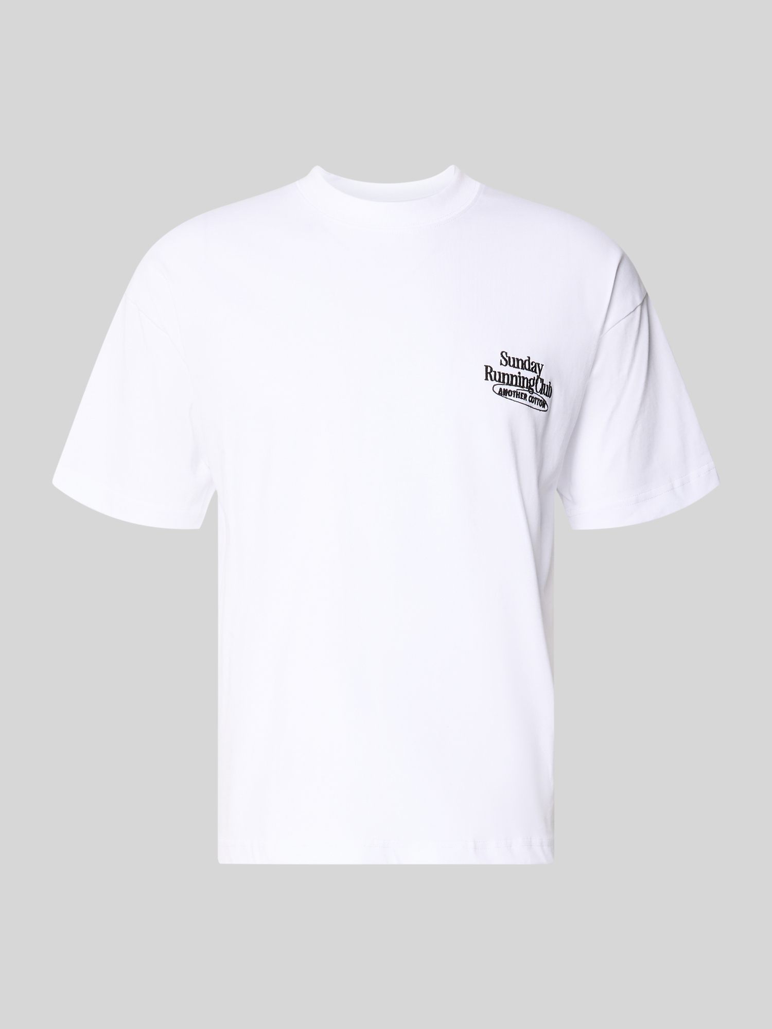 ANOTHER COTTON LAB Herren T-Shirt S Weiß 100% Baumwolle