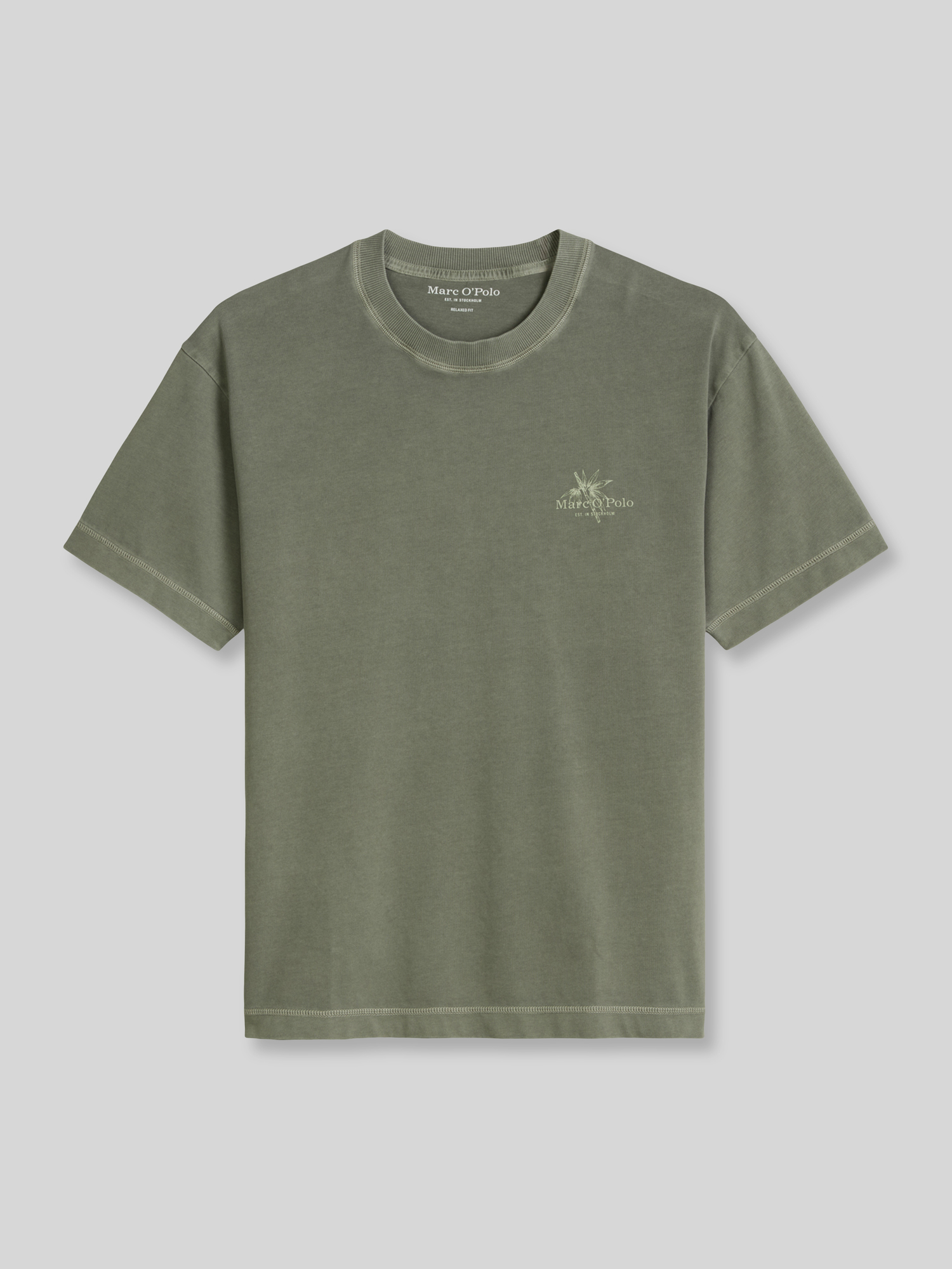 Marc O'Polo Herren T-Shirt Größe M Mittelgrau