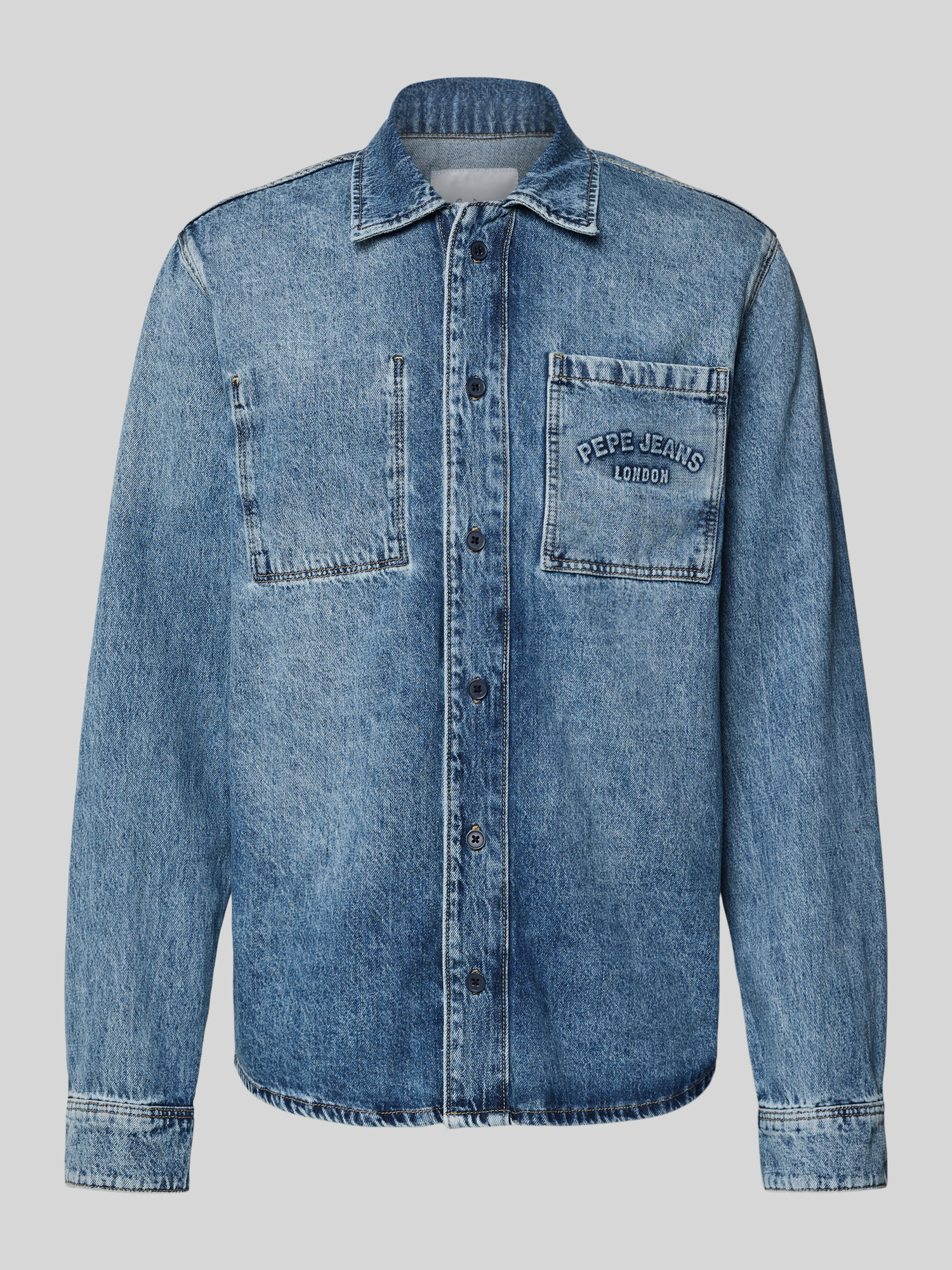 Pepe Jeans - Herren - Hemd - M - Jeansblau
