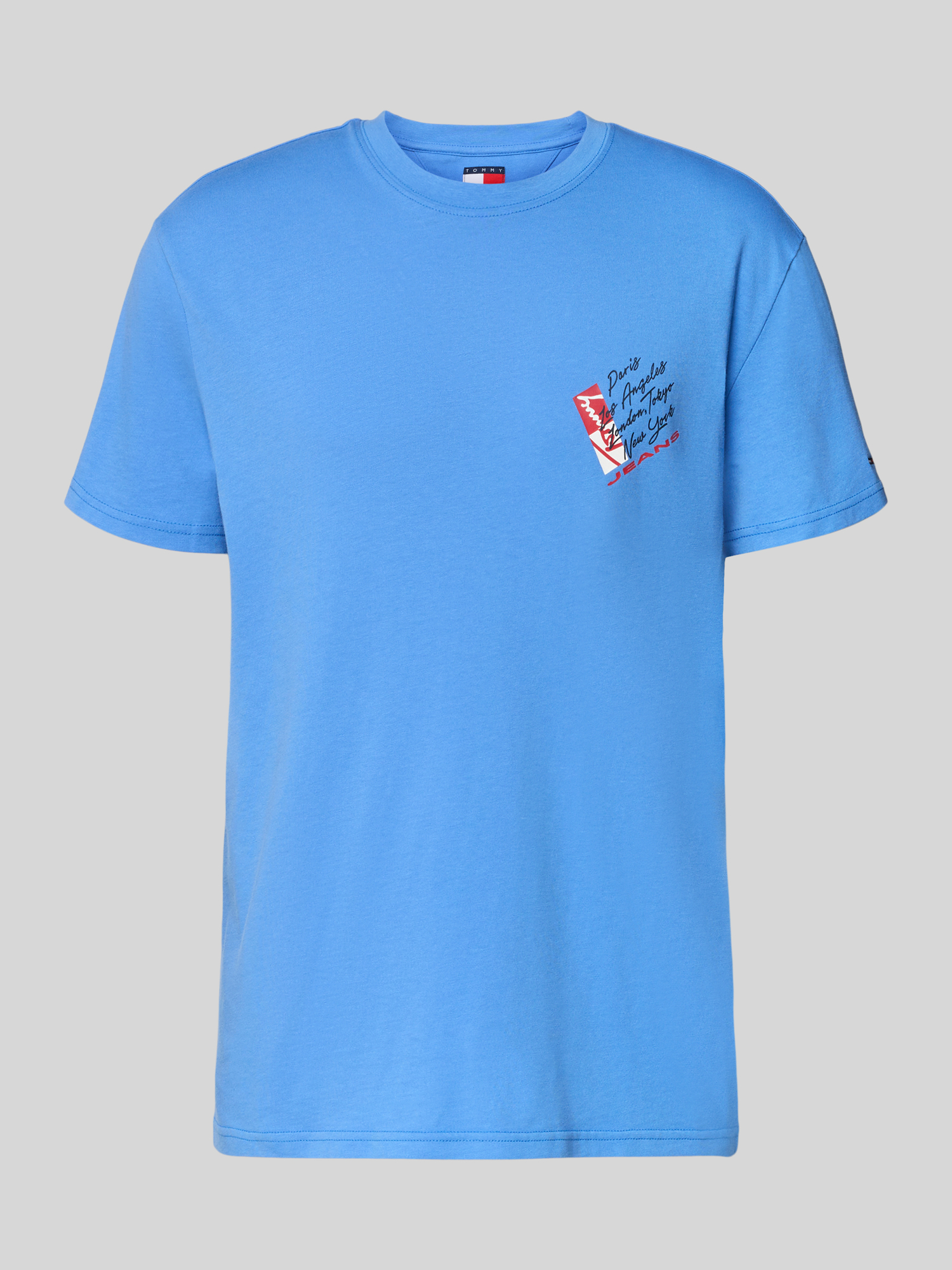 Tommy Jeans - Herren T-Shirt - Blau - L