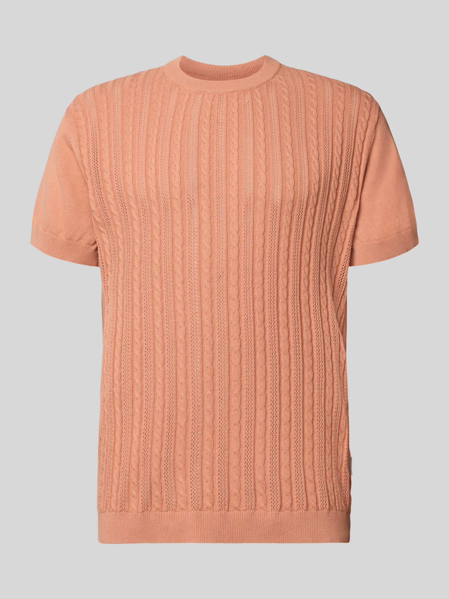Lindbergh - Herren Pullover - Zopfmuster - Gr. XXL - Koralle