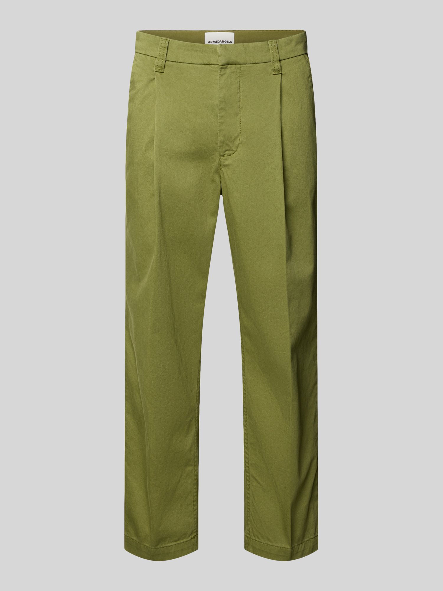 ARMEDANGELS Herren Chino Hose Oliv Gr. 32 97% Baumwolle