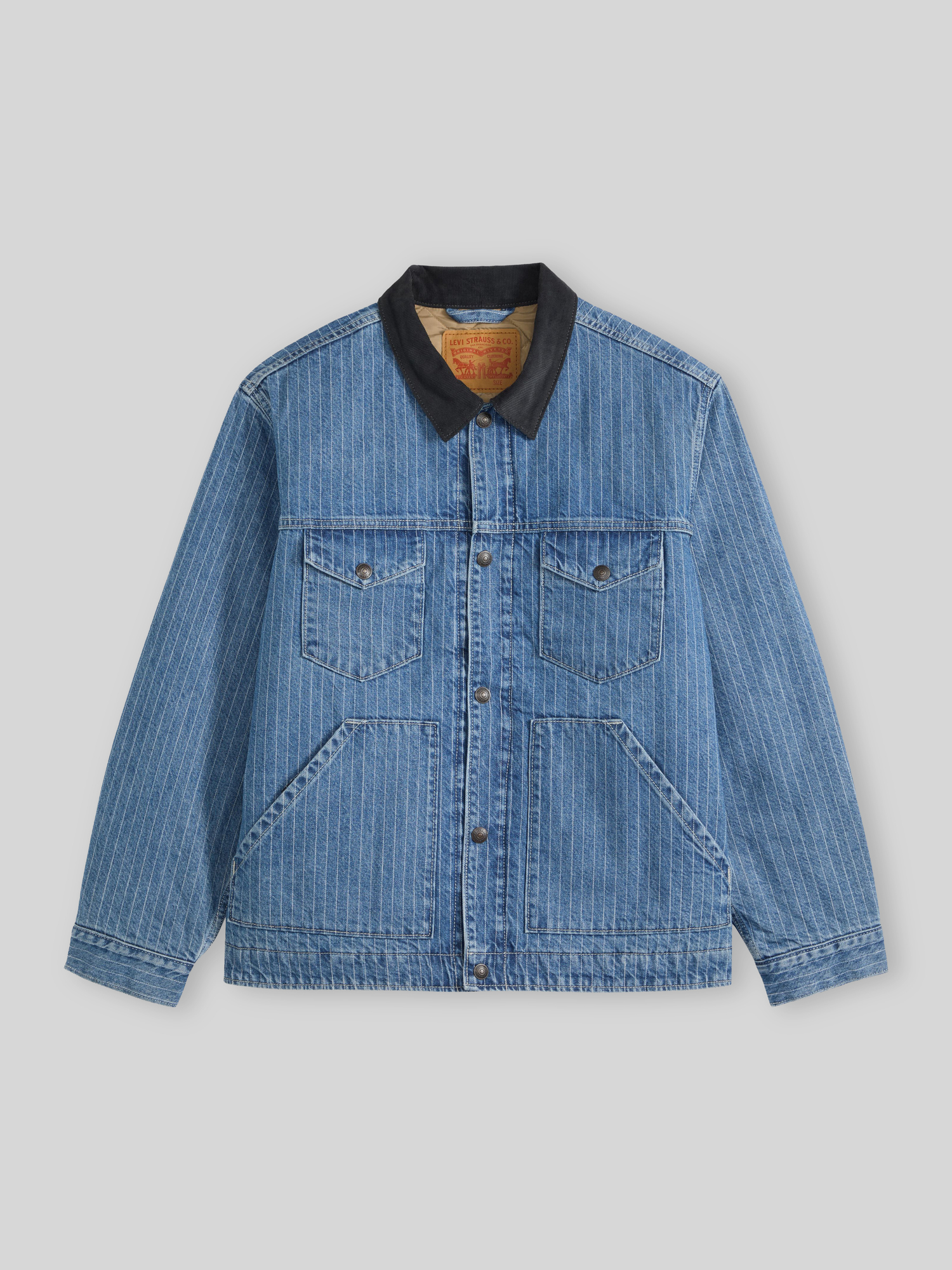 Levi's® Herren Jeansblau Jeansjacken, Blau, Gr. S