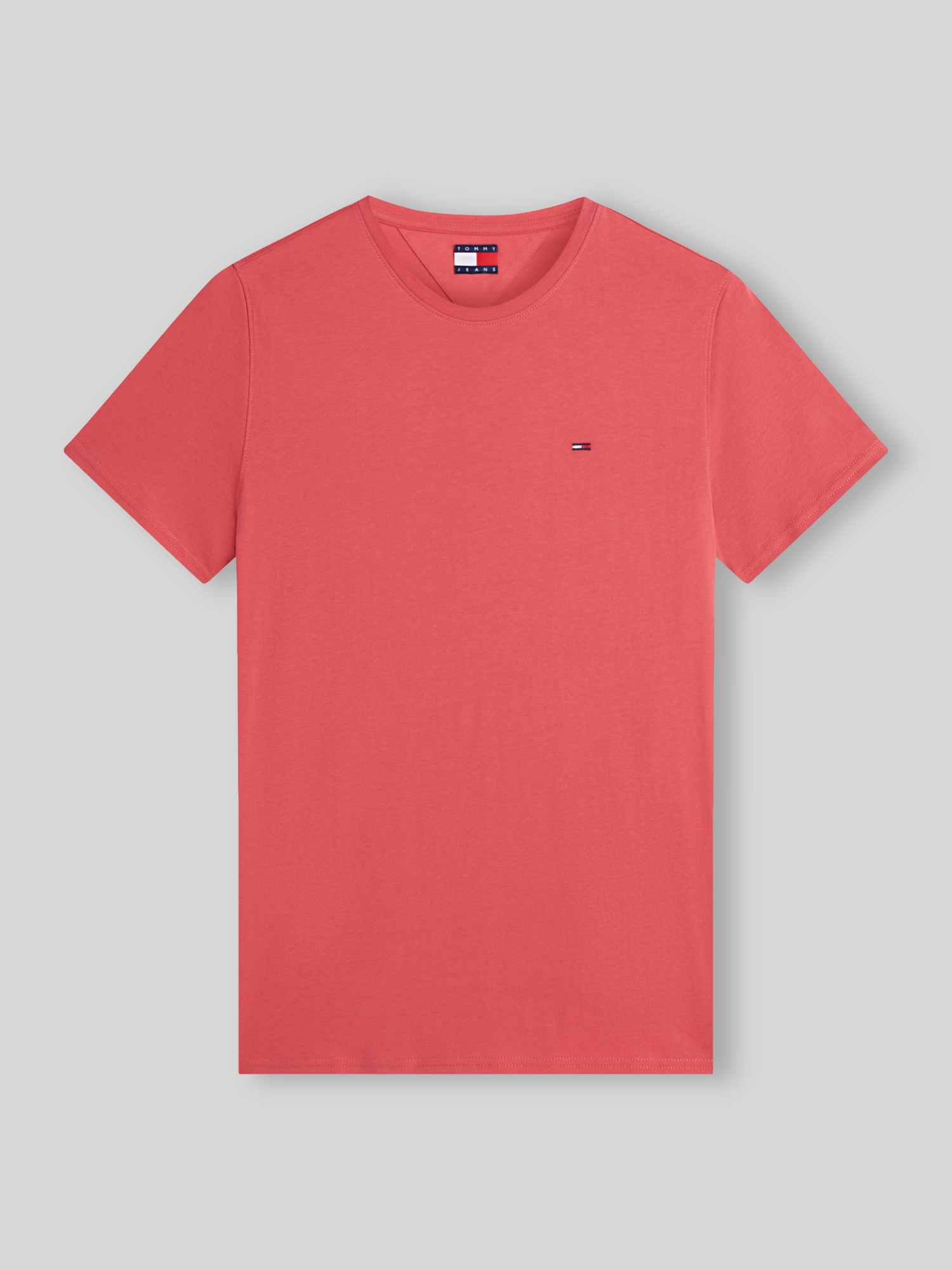 Tommy Jeans - Herren - T-Shirt - M - Rot