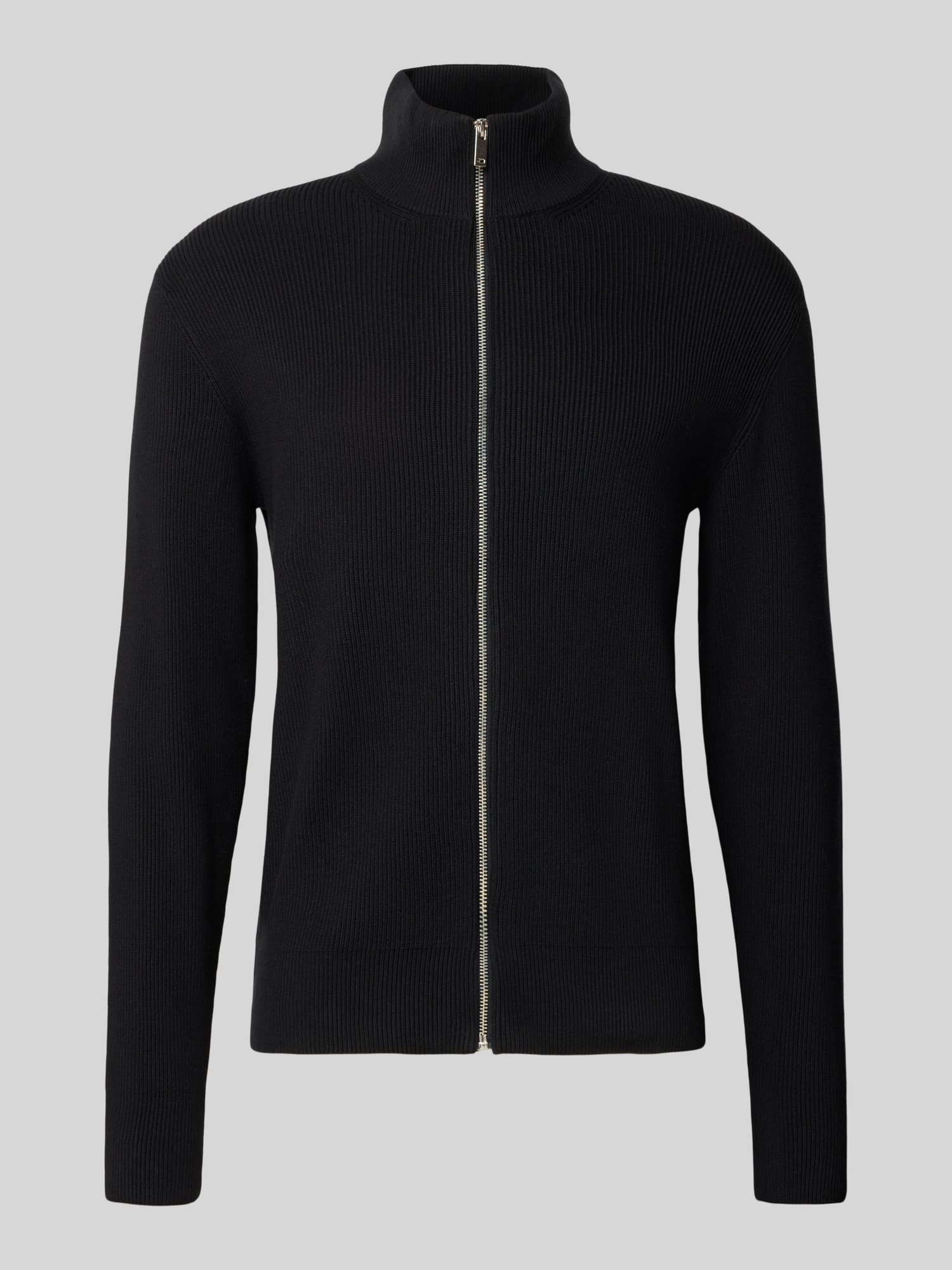 Lindbergh Herren Schwarz Strickjacken & Cardigans, Gr. Xl