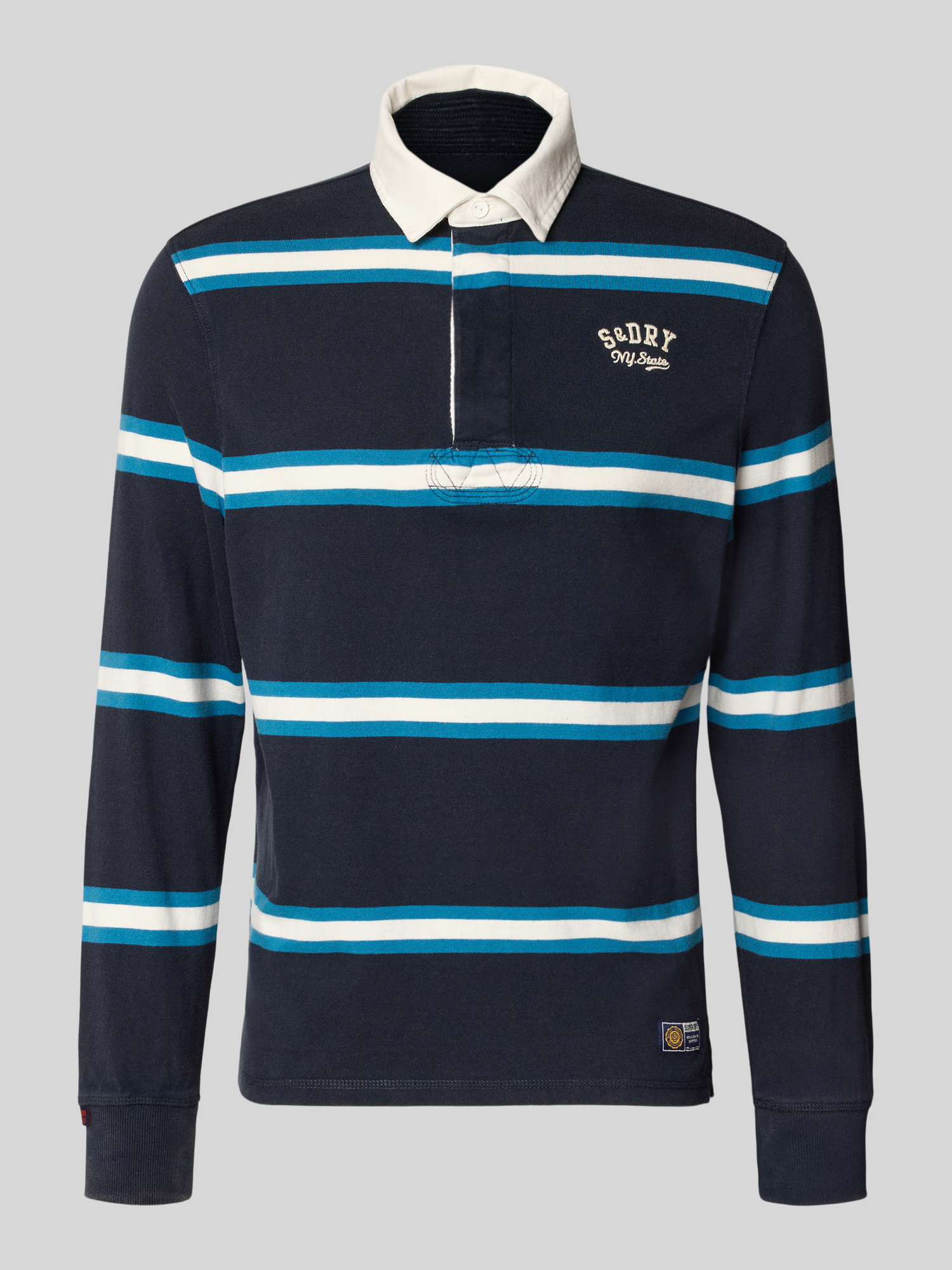 Superdry Blau Polo-Shirt Vintage Athletic - Bild 4