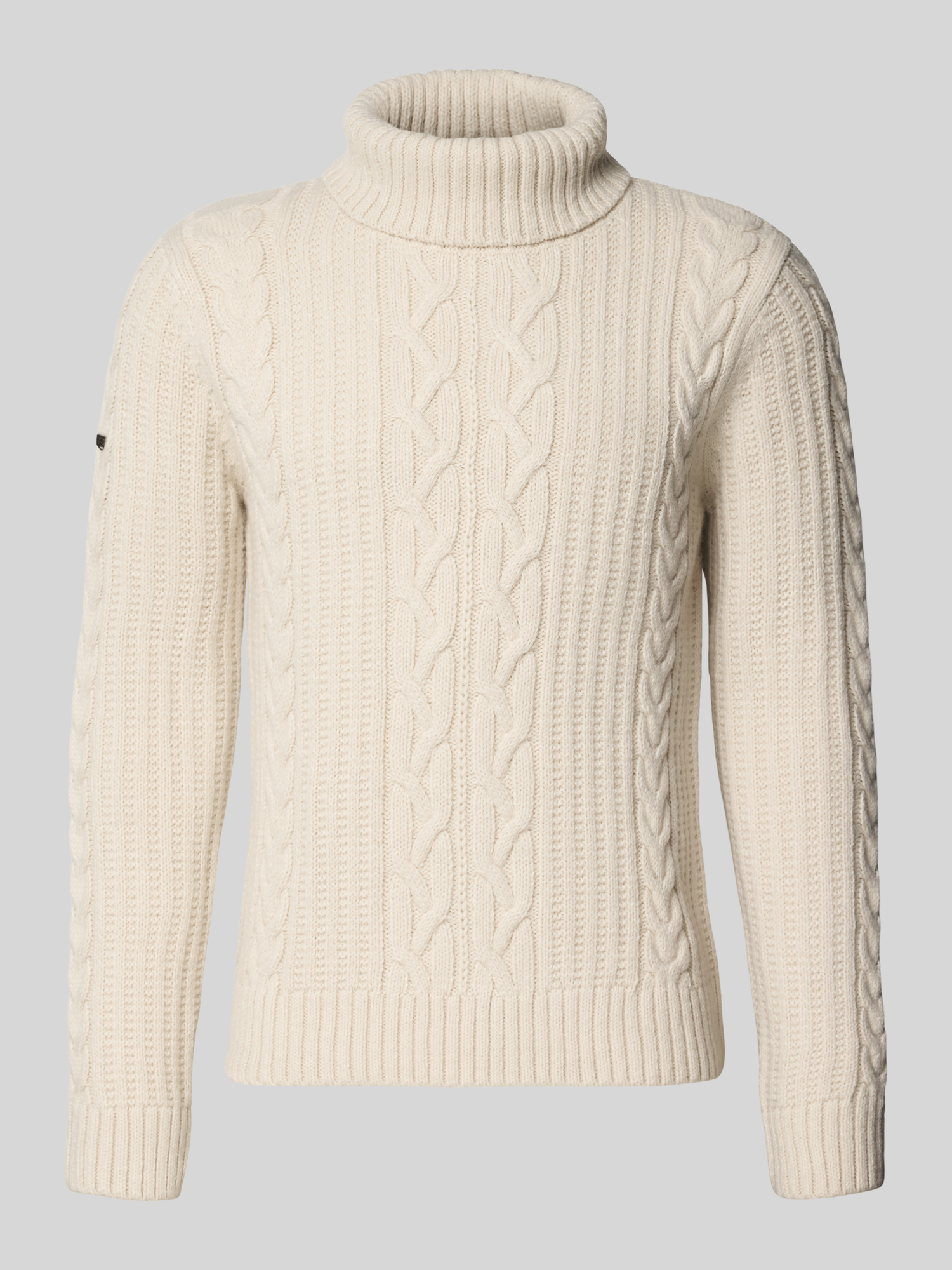 Superdry Beige Pullover Mit Rollkragen Jacob Cable - Bild 5