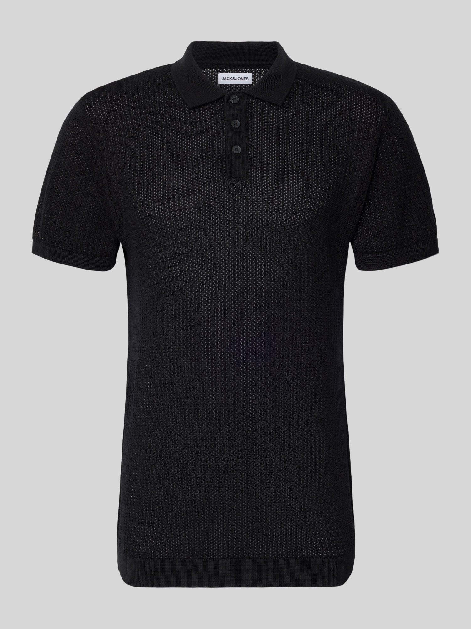 Jack & Jones Herren Poloshirt L Schwarz