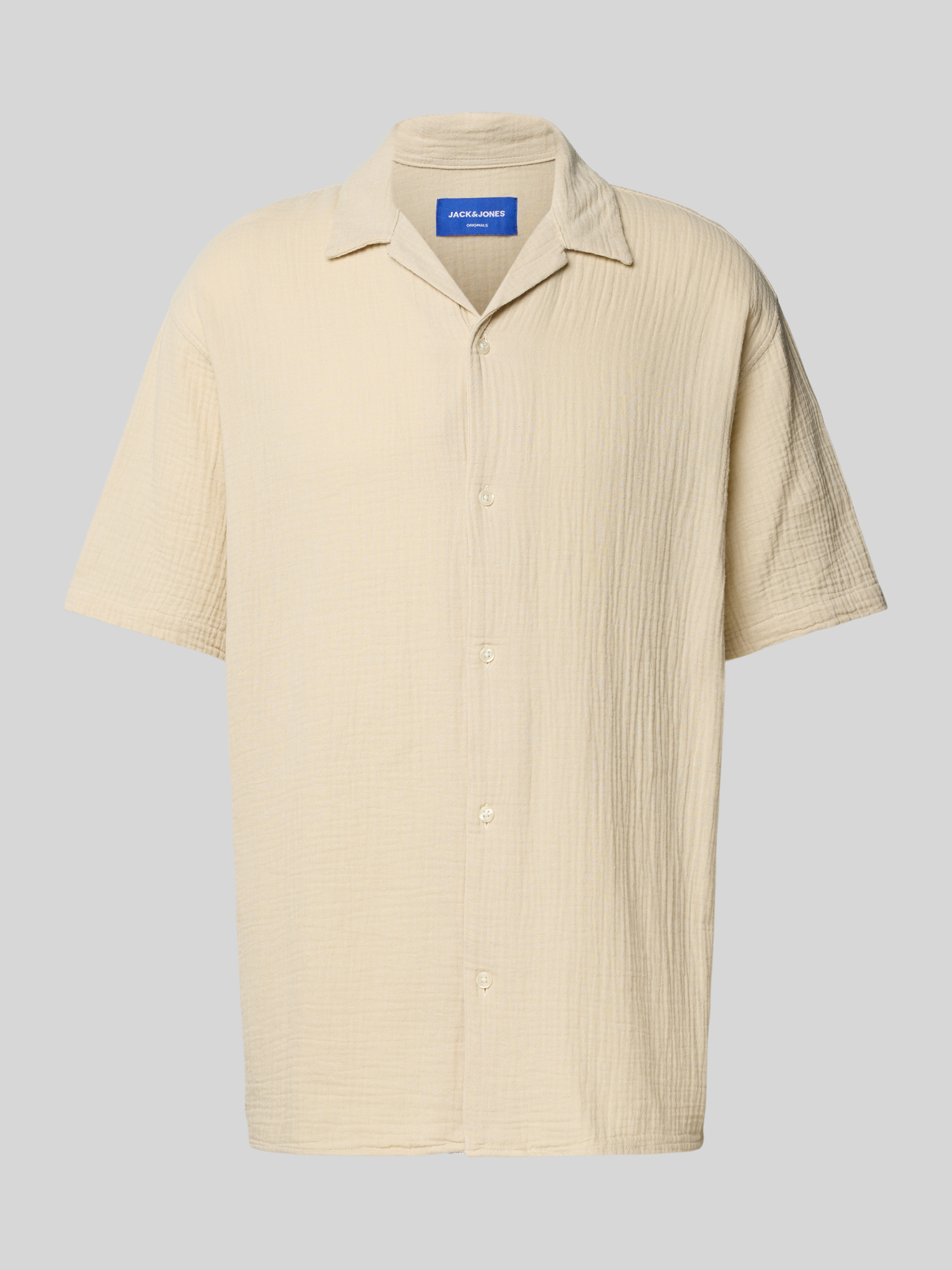 Jack & Jones Herren Freizeithemd Relaxed Fit Sand Gr. XL 100% Baumwolle