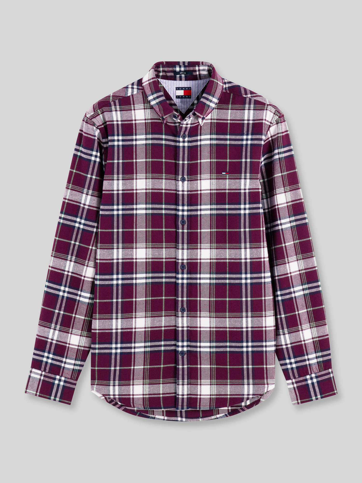 Tommy Jeans Herren Bordeaux Tommy Hilfiger Freizeithemden, Gr. Xl