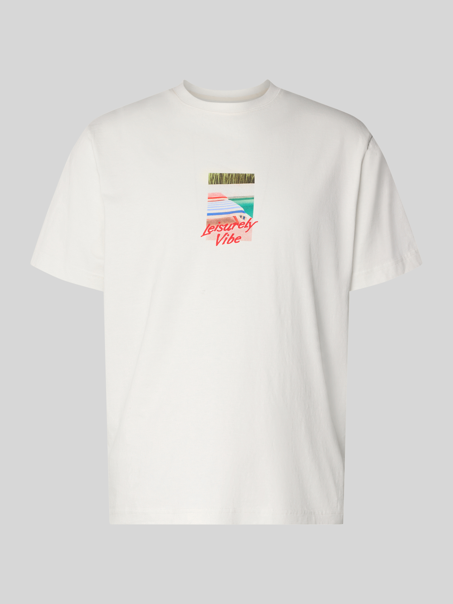 Selected Homme Herren T-Shirt Gr. XL Offwhite