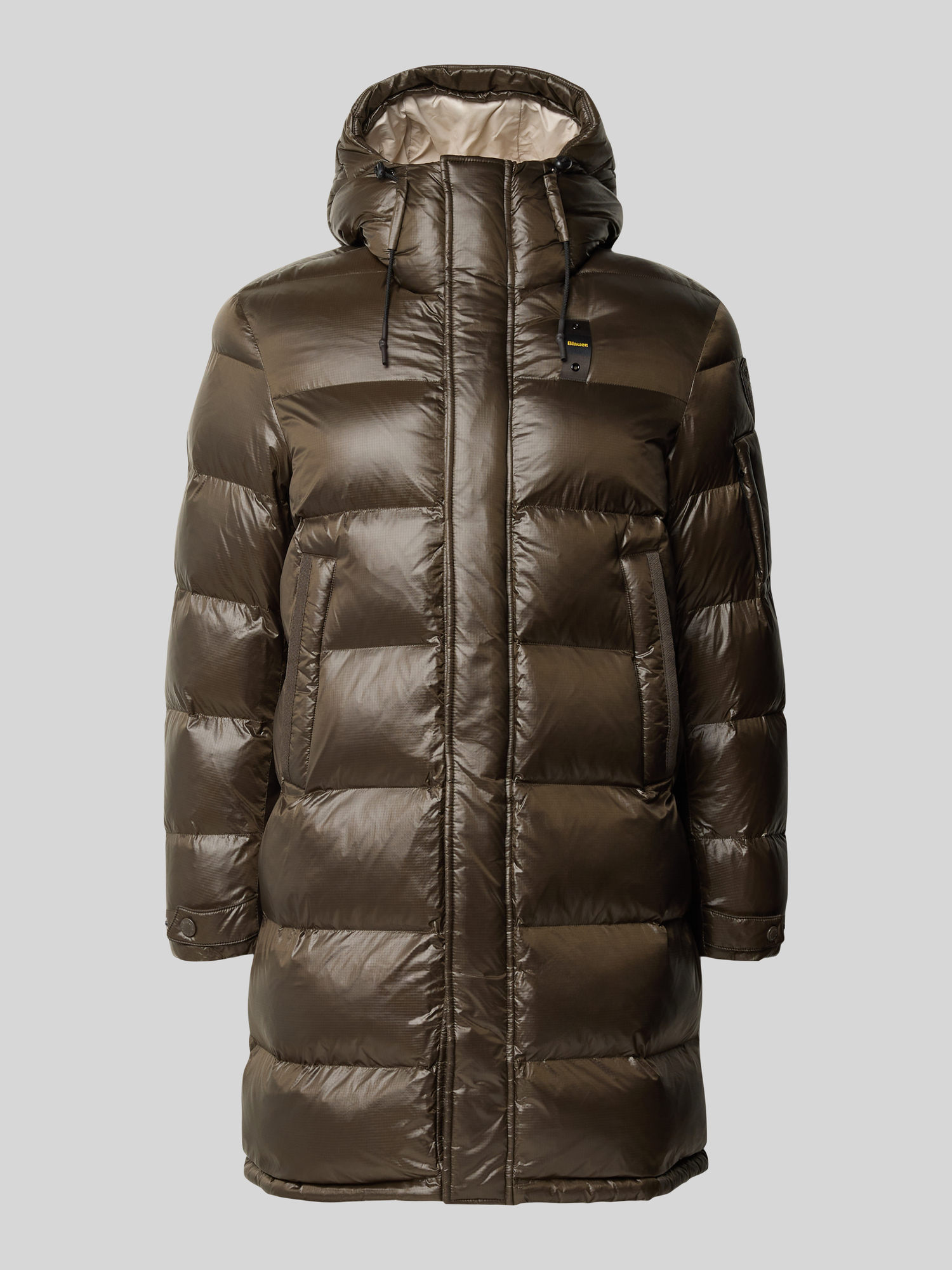 Blauer Usa Herren Oliv Puffer Mäntel, Grün, Gr. S
