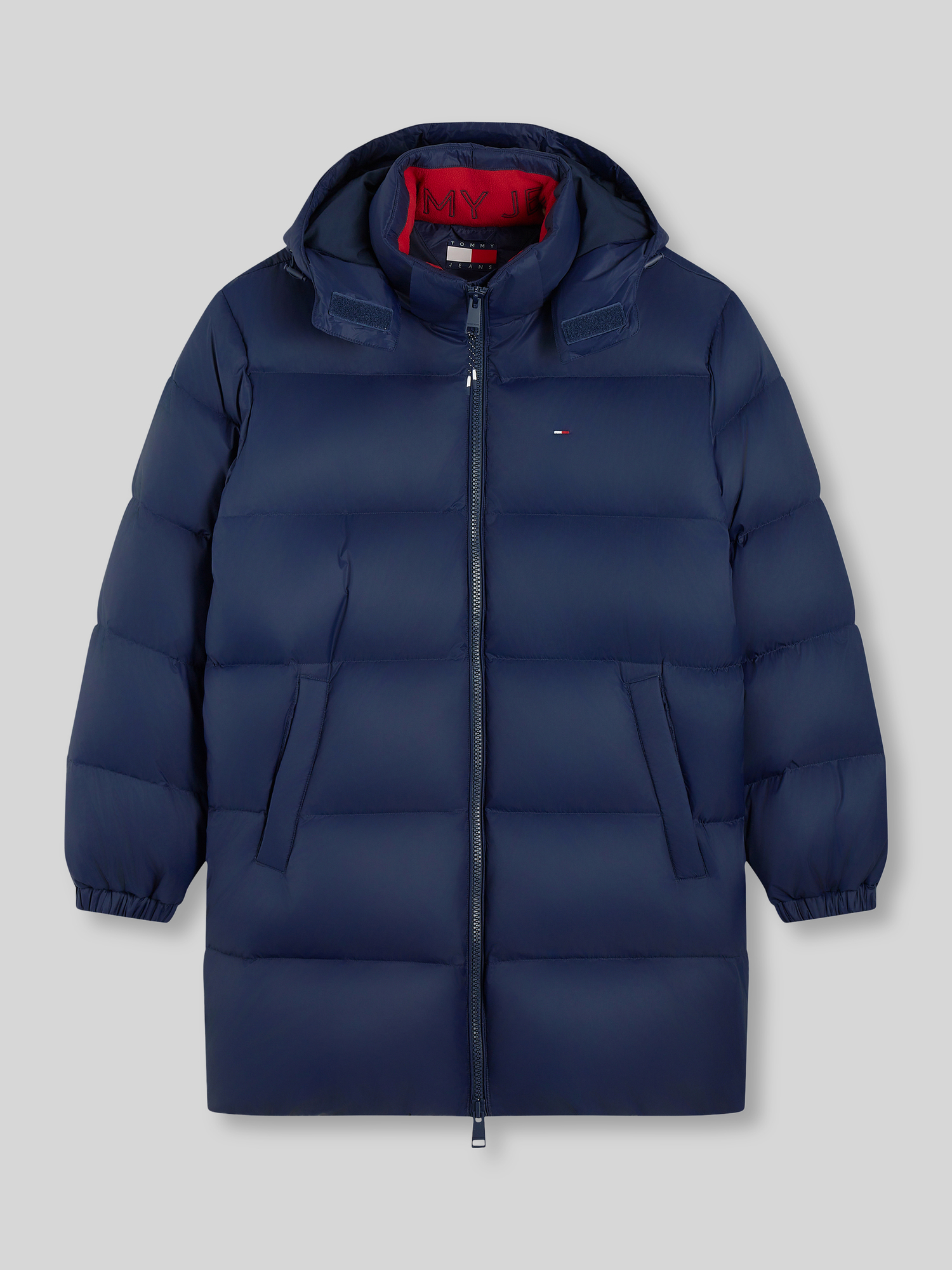 Tommy Jeans Daunenparka für Herren in Dunkelblau, Größe M aus Nylon mit langem Schnitt für die Stadt - Bild 4