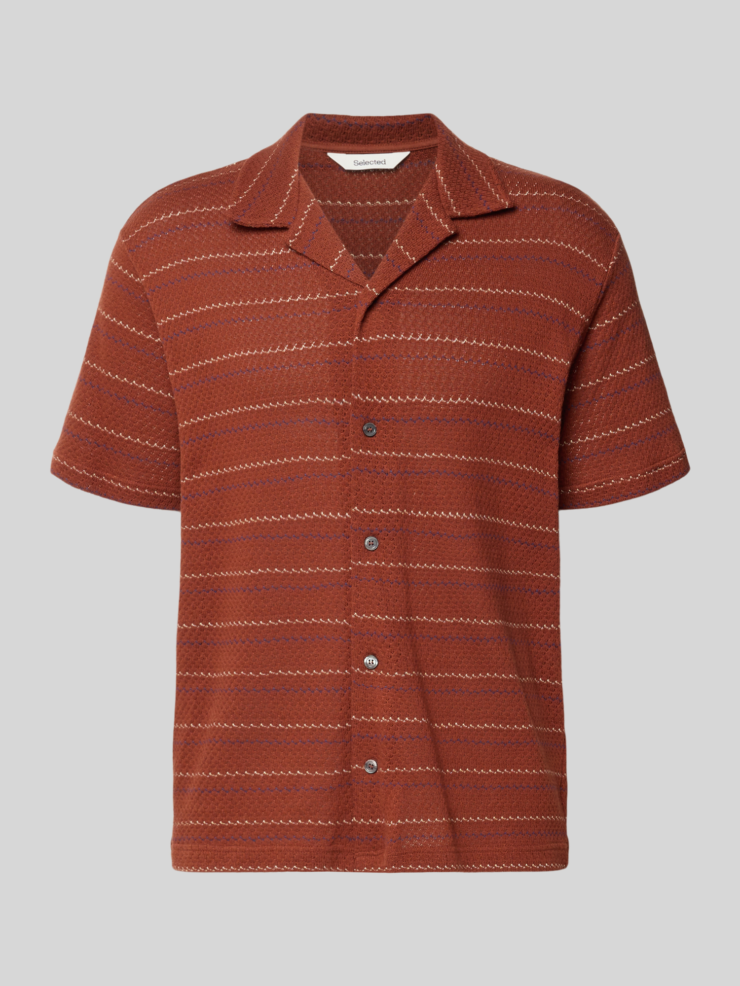 Selected Herren Rostrot Freizeithemden, Rot, Gr. Xl
