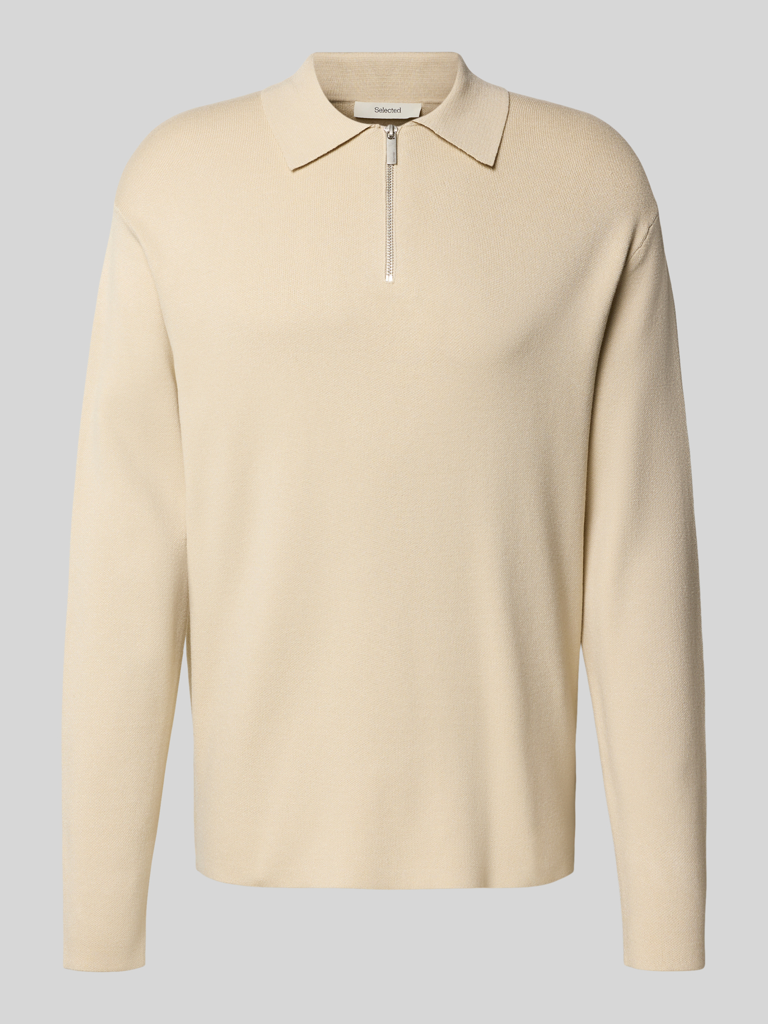 Selected Homme - Herren Pullover - Viskose-Mix - Beige - Größe L