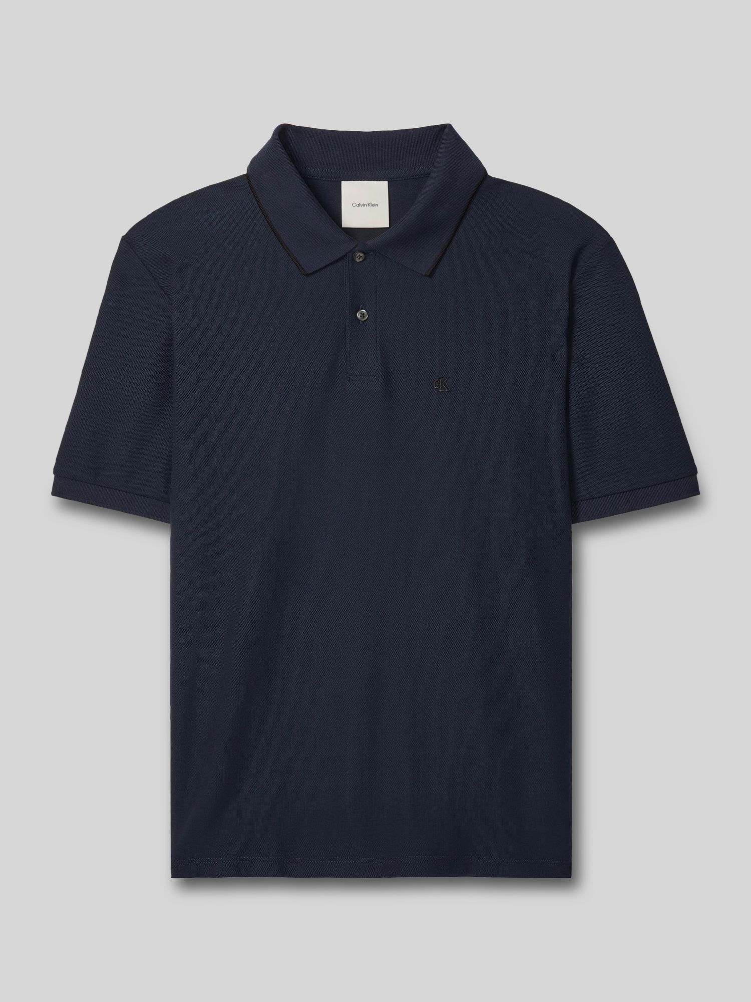 CK Calvin Klein Herren Poloshirt Marine Größe M