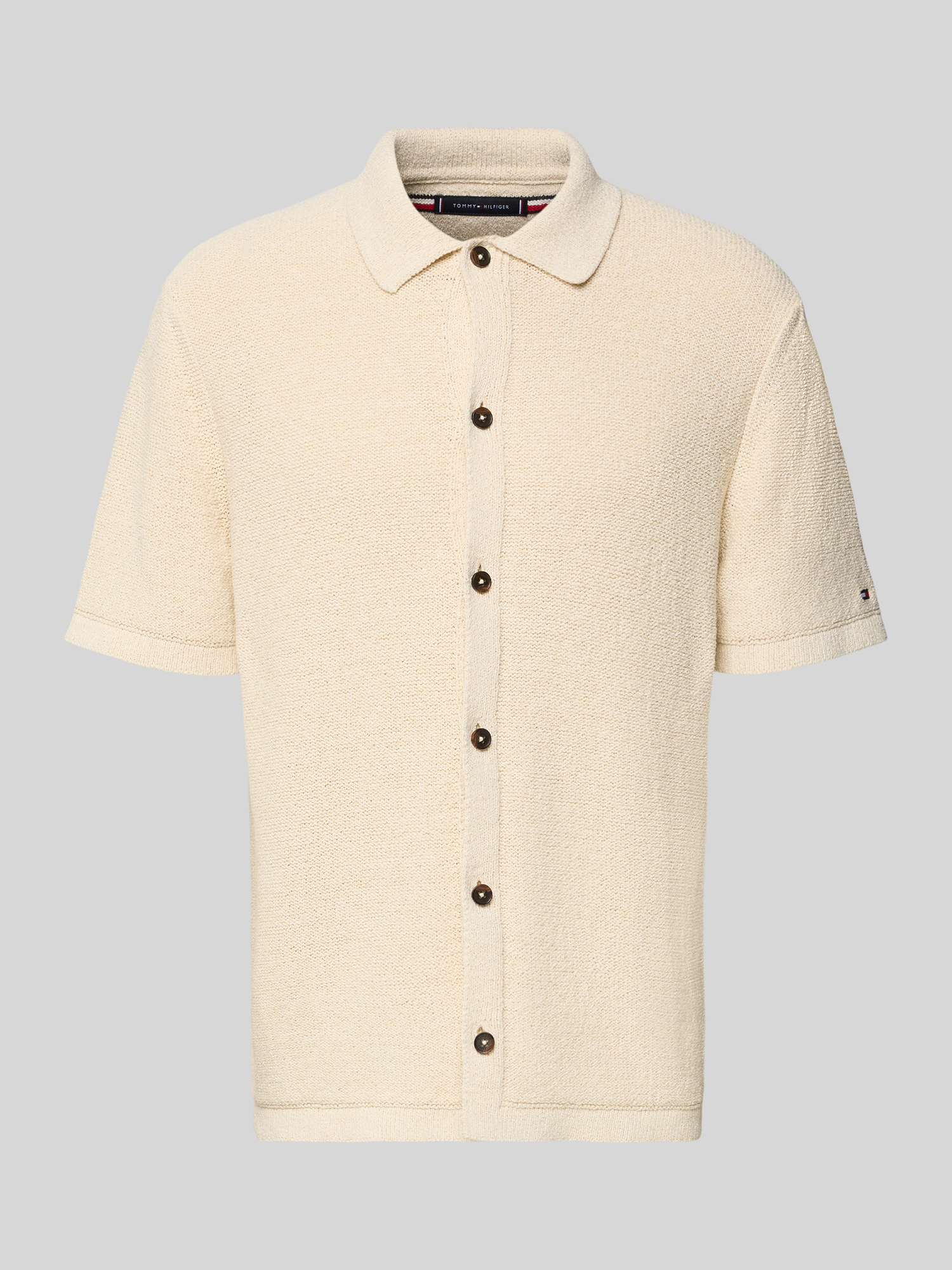 Tommy Hilfiger Herren Freizeithemd Regular Fit Sand M