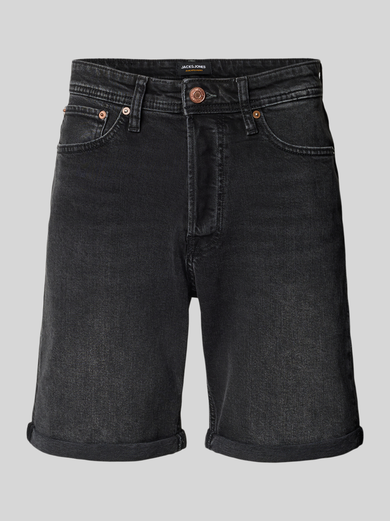 Jack & Jones Herren Jeans Shorts - Schwarz - Größe S - Bild 6