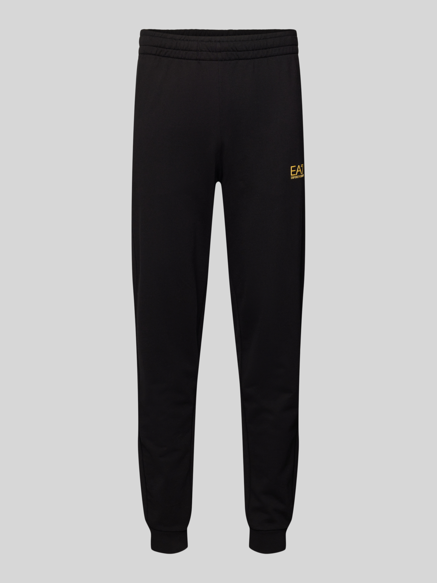 EA7 Emporio Armani Herren Sweatpants - Schwarz - L - Baumwolle Elasthan