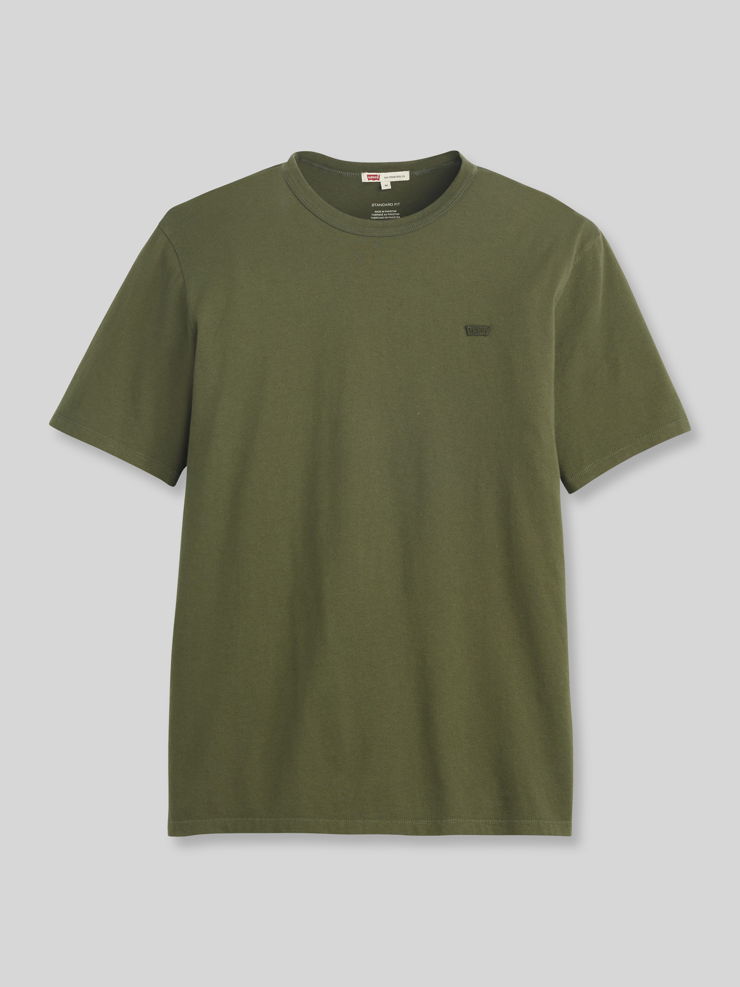 Levi's® - Herren - T-Shirt - Rundhals - Regular Fit - Oliv - Gr. M