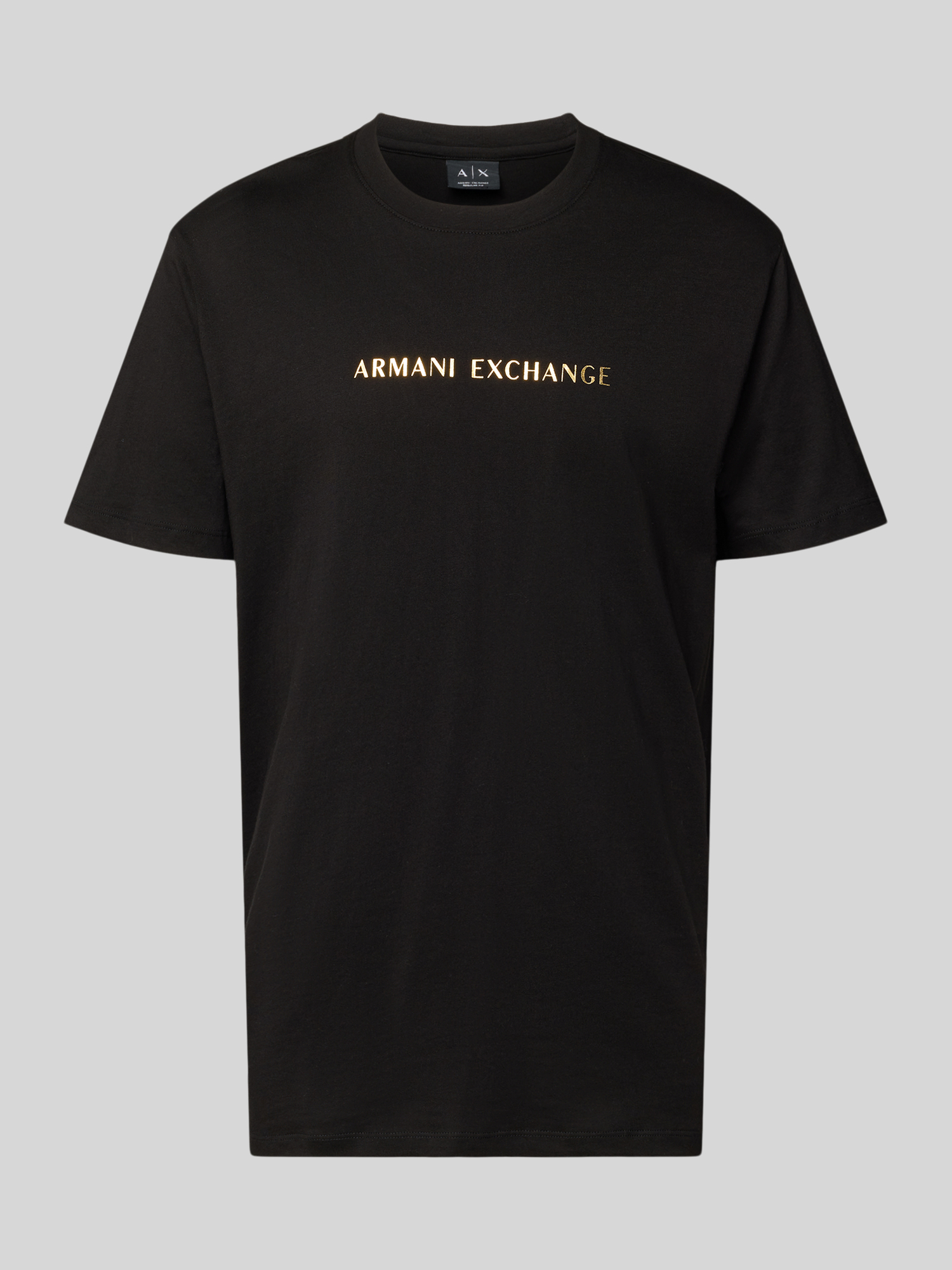 Armani Exchange Herren T-Shirt Baumwolle Schwarz XL