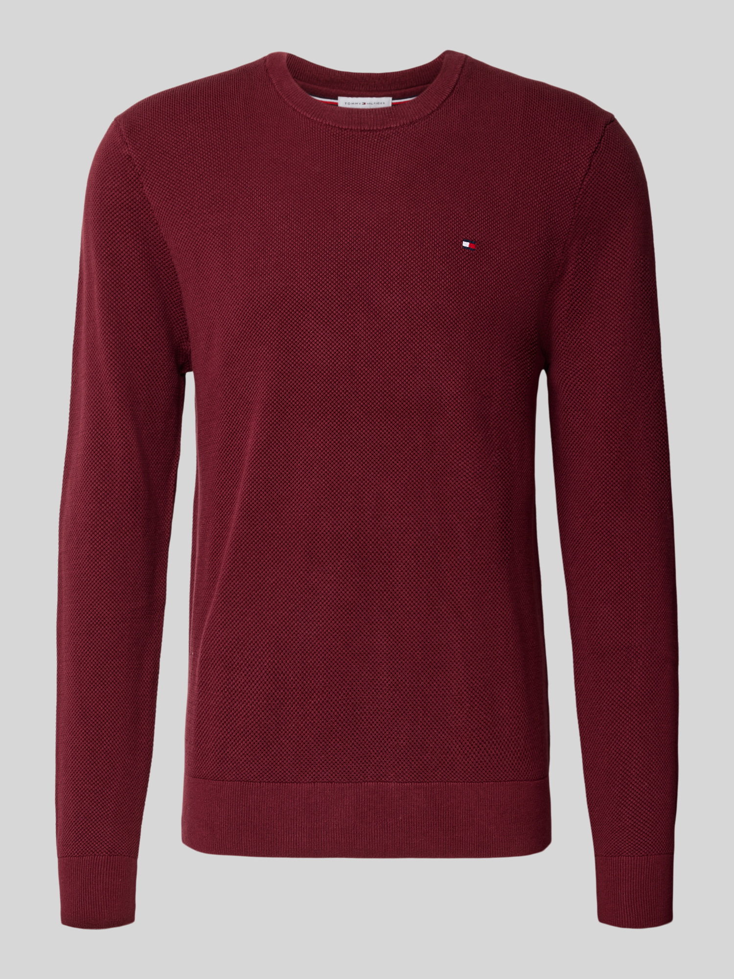 Tommy Hilfiger Herren Bordeaux Pullover, Gr. S